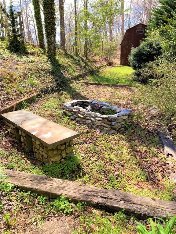 268 Sasafras Ridge Rutherfordton, NC 28139 - Photo 34 of 48 a view of a yard with an trees