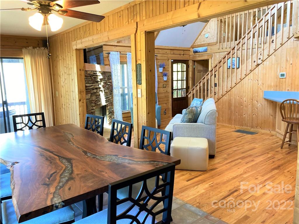 268 Sasafras Ridge Rutherfordton, NC 28139 - Photo 9 of 48 a view of a dining room with furniture and wooden floor