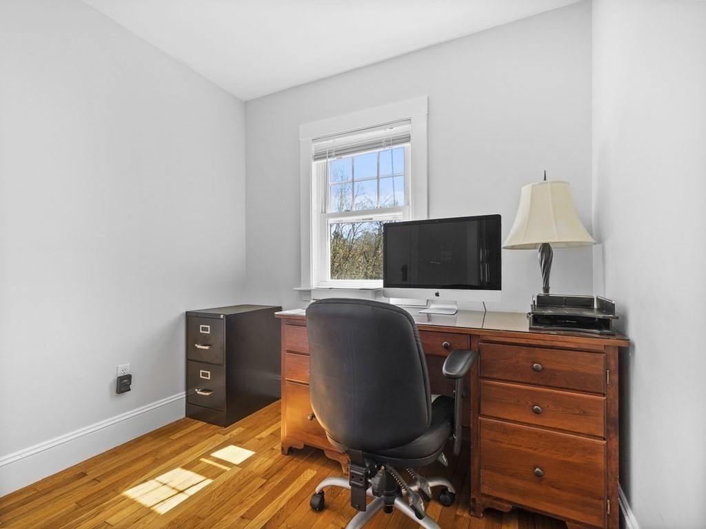 21 Normandy Road Newton, MA 02466 - Photo 20 of 36 a view of workspace with wooden floor windows