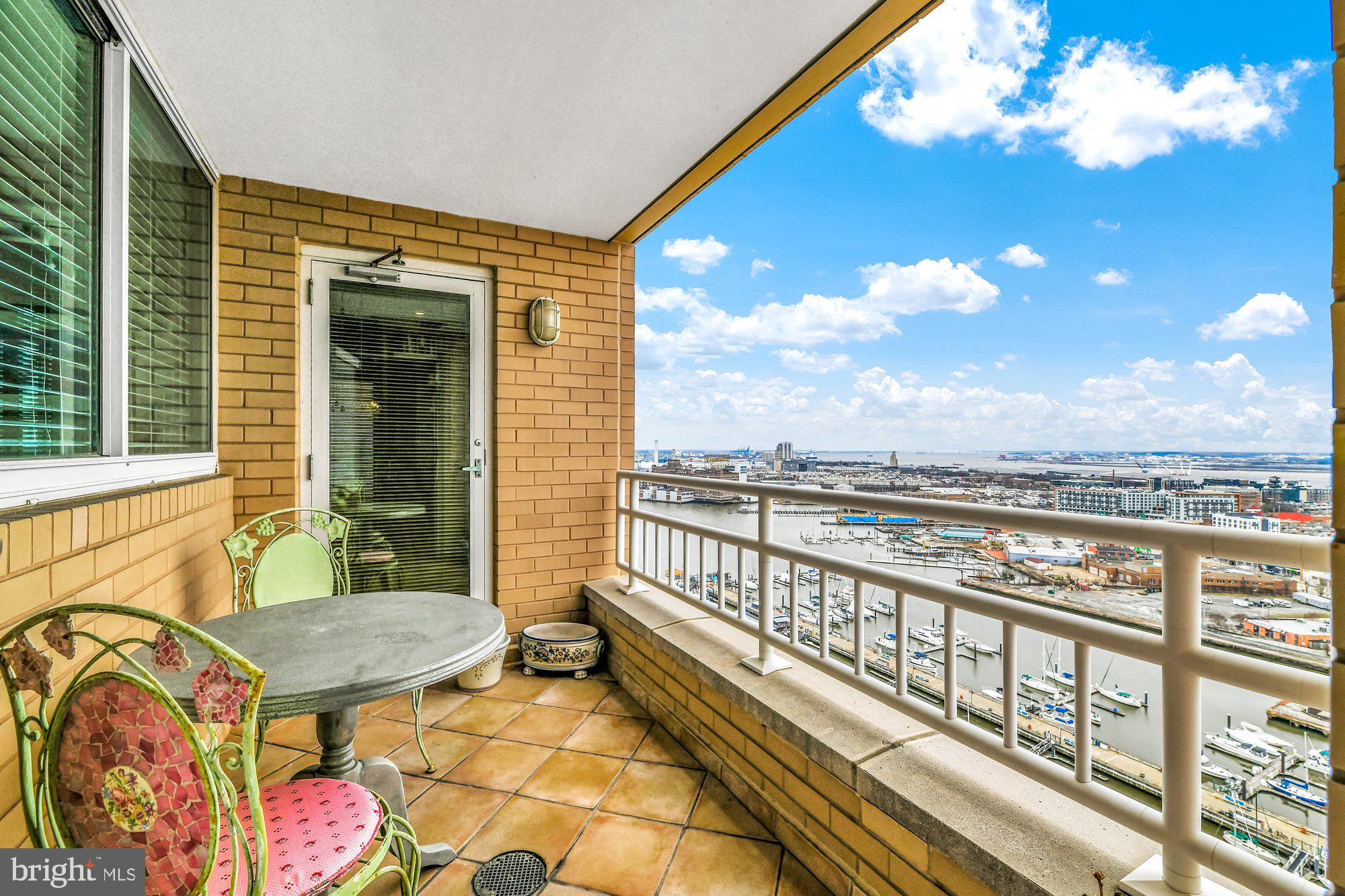 100 Harborview Drive, Unit PH1D Baltimore, MD 21230 - Photo 19 of 39 Patio Off Kitchen