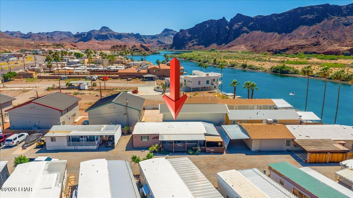 3170 Parker Dam Road, Unit 18 Parker, AZ 85344 - Photo 49 of 88 an aerial view of a houses with a city