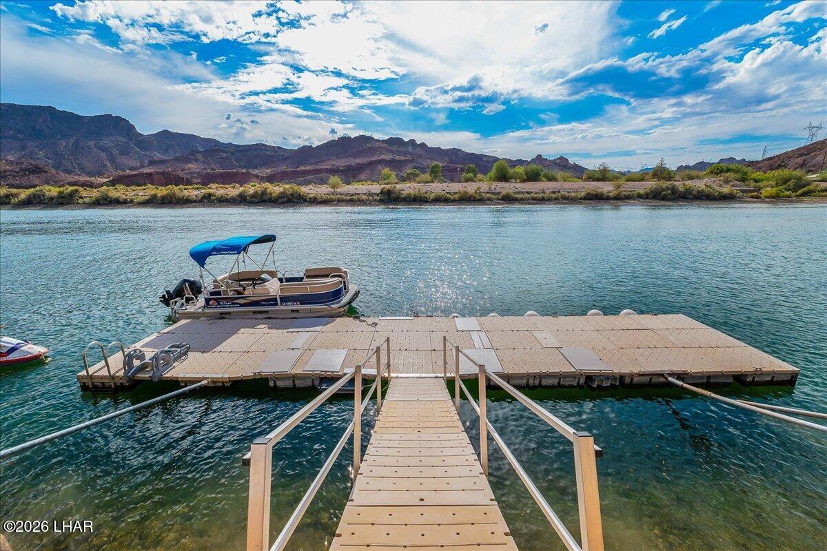3170 Parker Dam Road, Unit 18 Parker, AZ 85344 - Photo 66 of 88 a view of a lake with a mountain