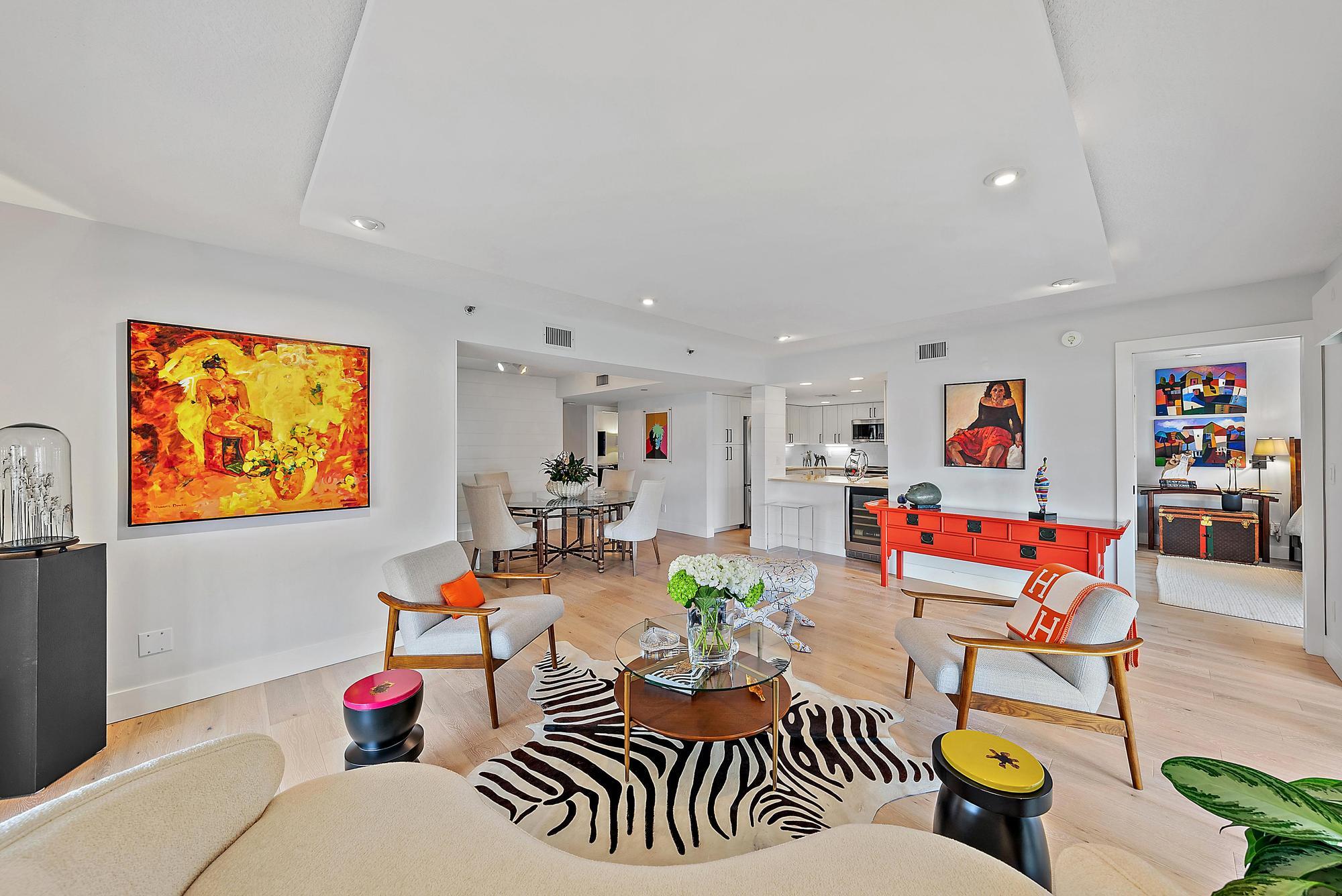326 Oak Harbour Drive Juno Beach, FL 33408 - Photo 28 of 41 a living room with furniture and a wooden floor