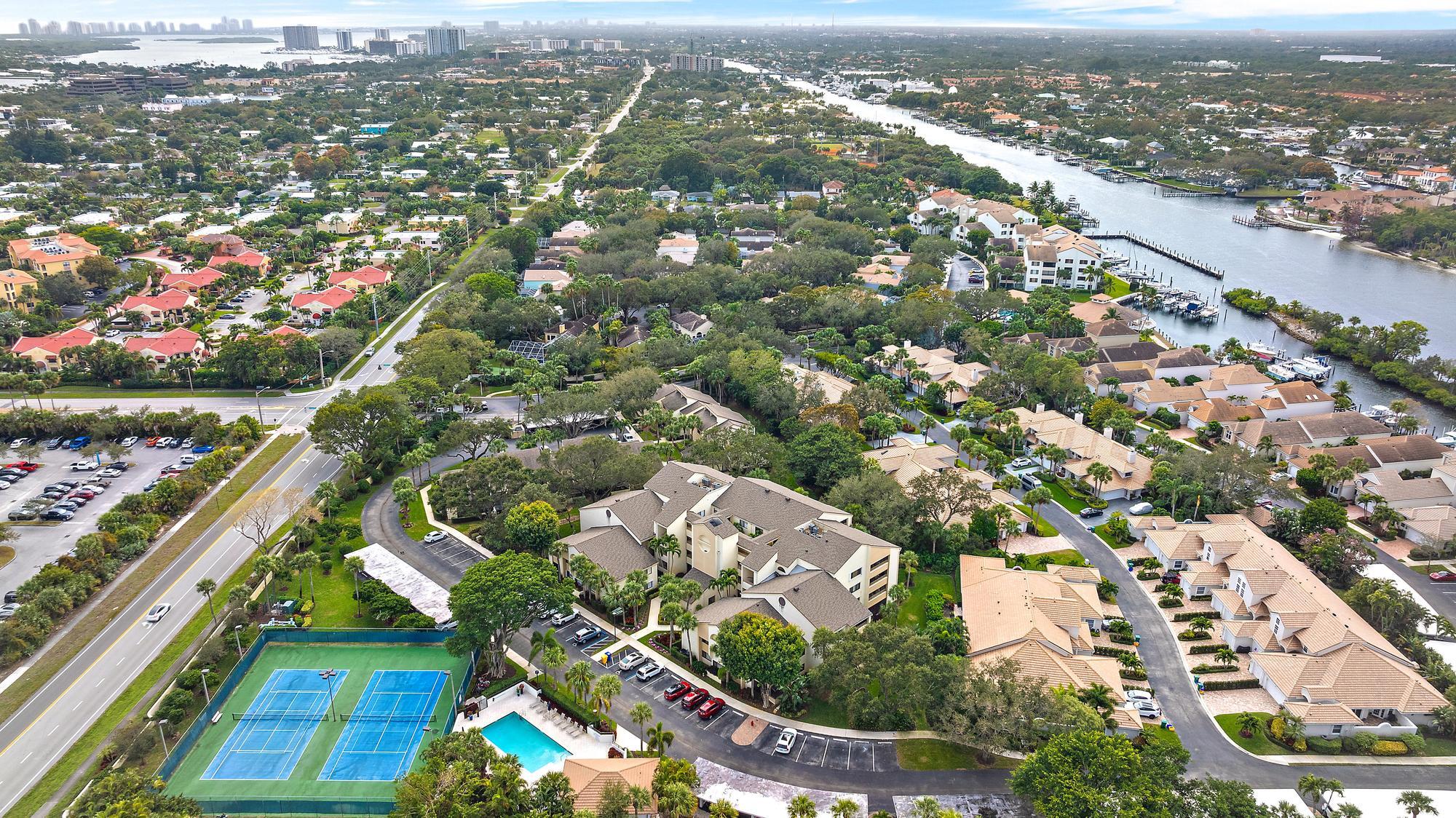 326 Oak Harbour Drive Juno Beach, FL 33408 - Photo 38 of 41 an aerial view of residential houses with outdoor space