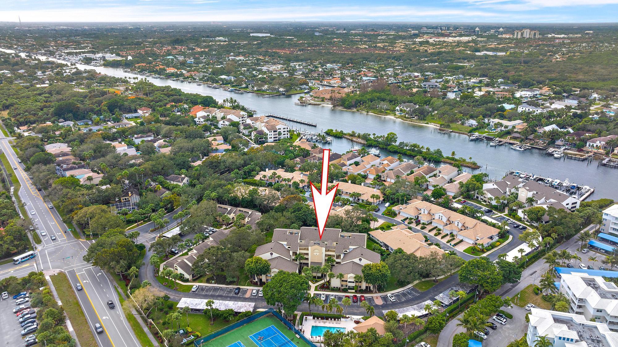 326 Oak Harbour Drive Juno Beach, FL 33408 - Photo 41 of 41 an aerial view of city and lake
