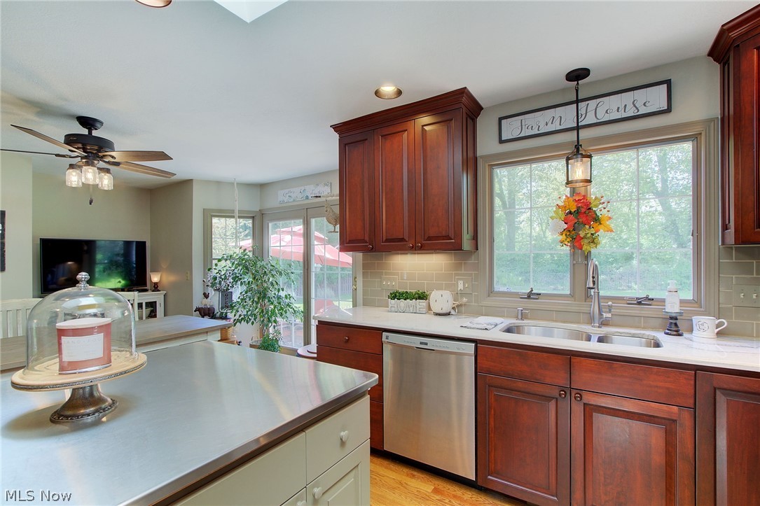 3959 Bramshaw Road Northwest Canton, OH 44718 - Photo 5 of 33 Kitchen with custom stainless steel island top, perfect for cooking