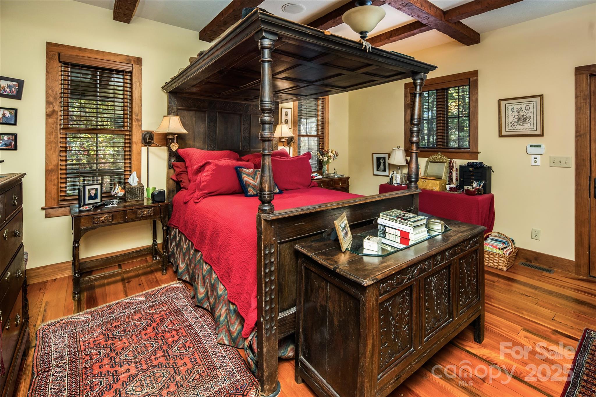 69 Dogwood Branch Road Zirconia, NC 28790 - Photo 25 of 48 a bed room with a bed and a window