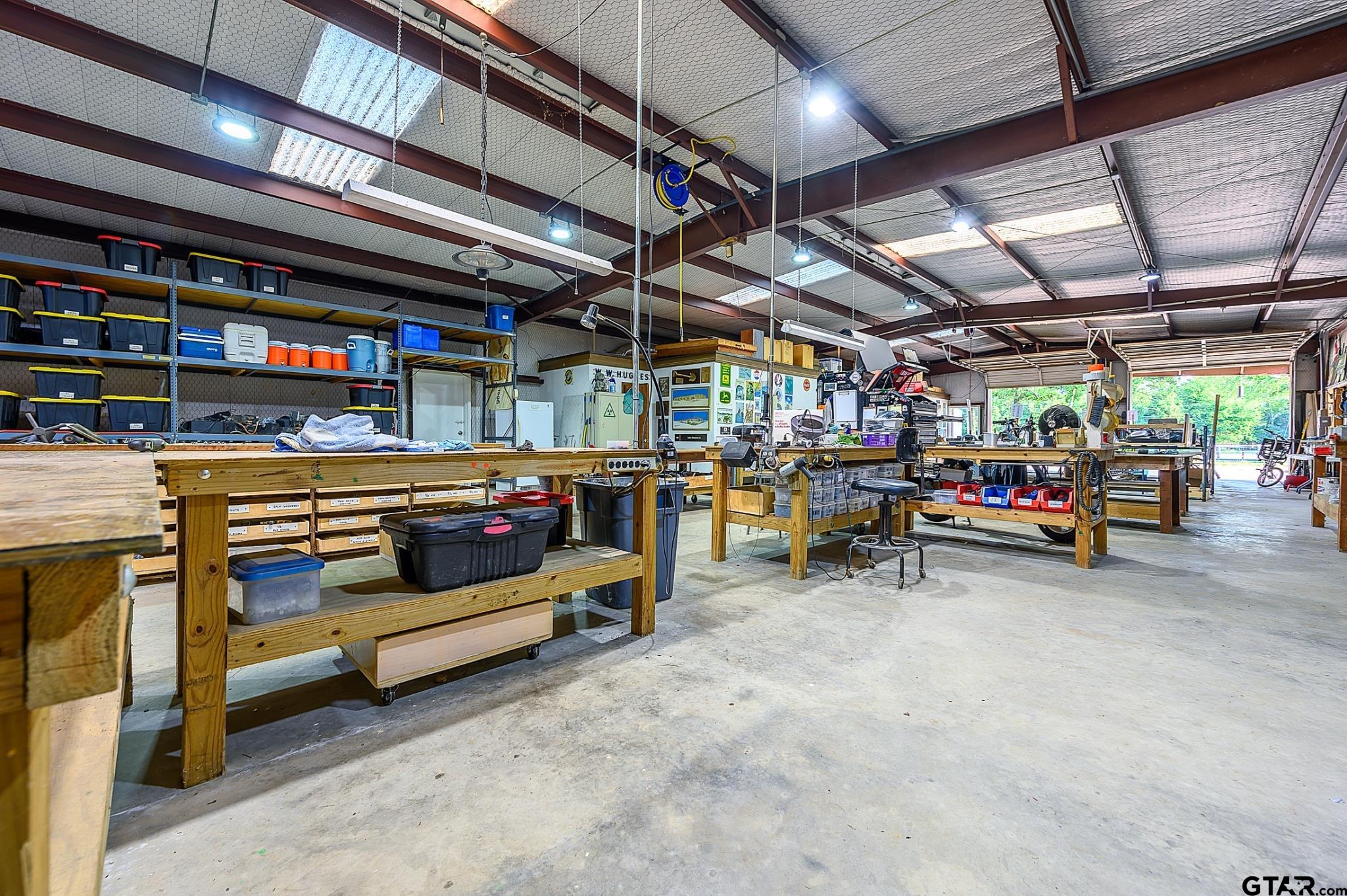 1085 County Road 1960 Yantis, TX 75497 - Photo 36 of 41 a view of parking garage with cars