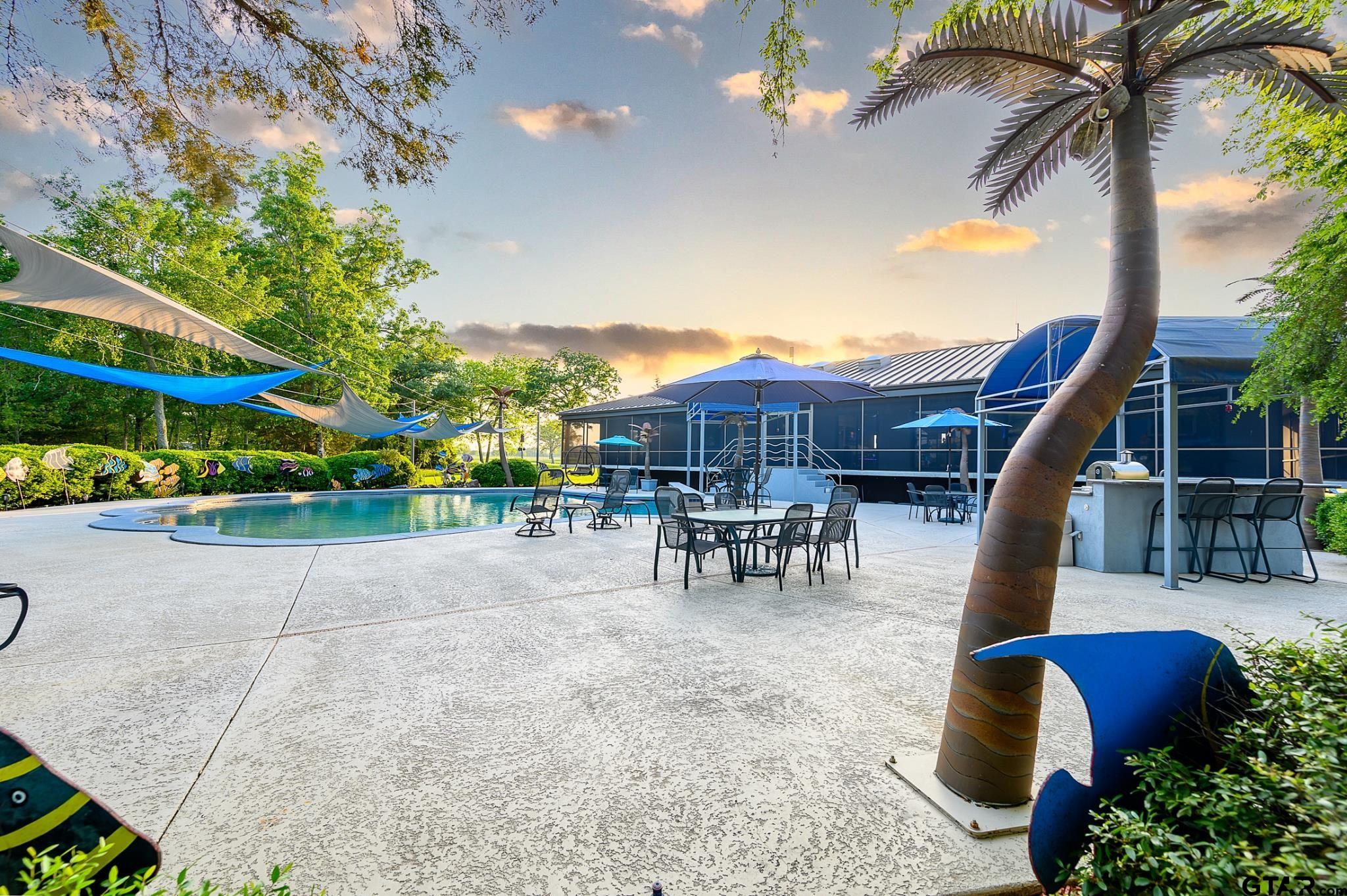 1085 County Road 1960 Yantis, TX 75497 - Photo 39 of 41 a view of outdoor space yard deck and patio