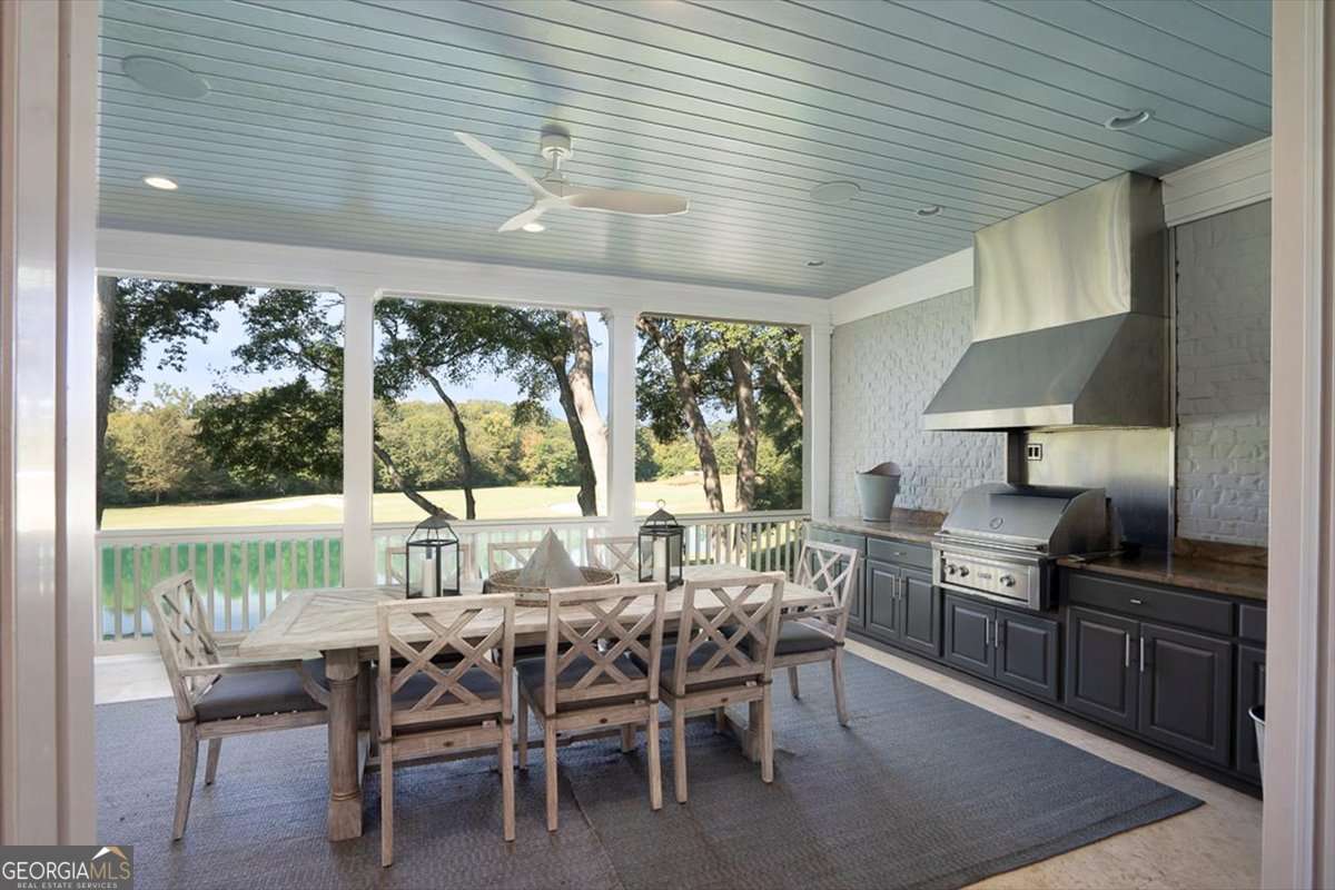 711 Bluff Road Statham, GA 30666 - Photo 21 of 79 a view of a dining room with furniture window and outside view