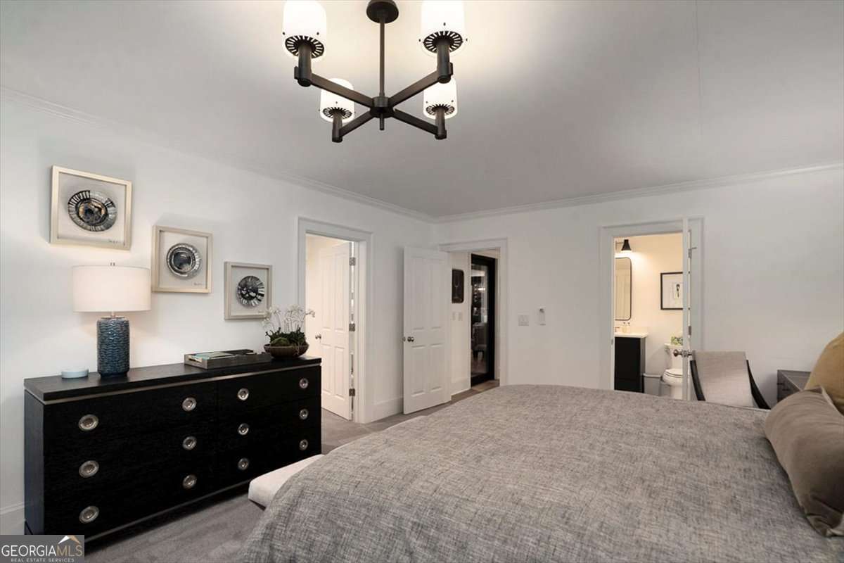 711 Bluff Road Statham, GA 30666 - Photo 57 of 79 a bedroom with a bed and a dresser