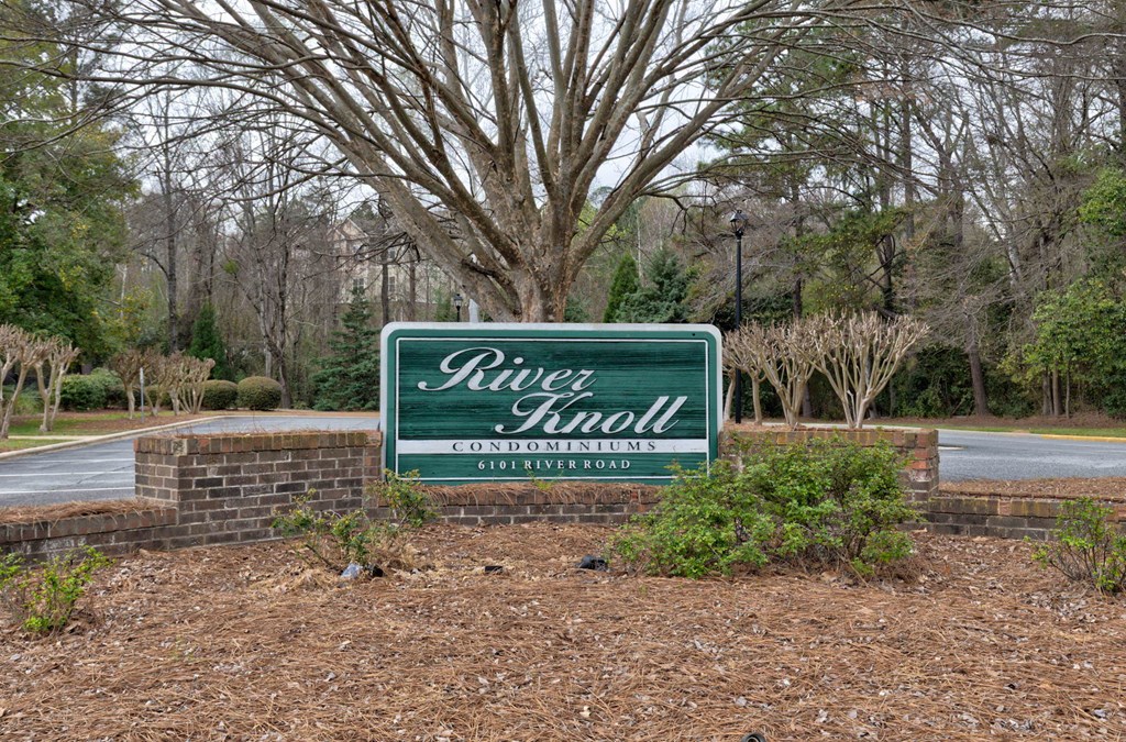 6101 River Road, Unit 5 Columbus, GA 31904 - Photo 41 of 47 a sign on the side of the road
