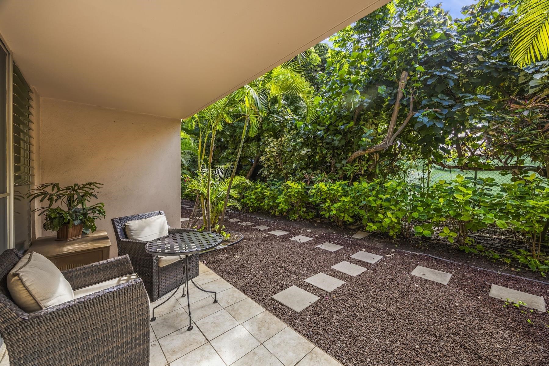2495 South Kihei Road, Unit 171 Kihei, HI 96753 - Photo 10 of 18 a view of a chairs and table in the patio