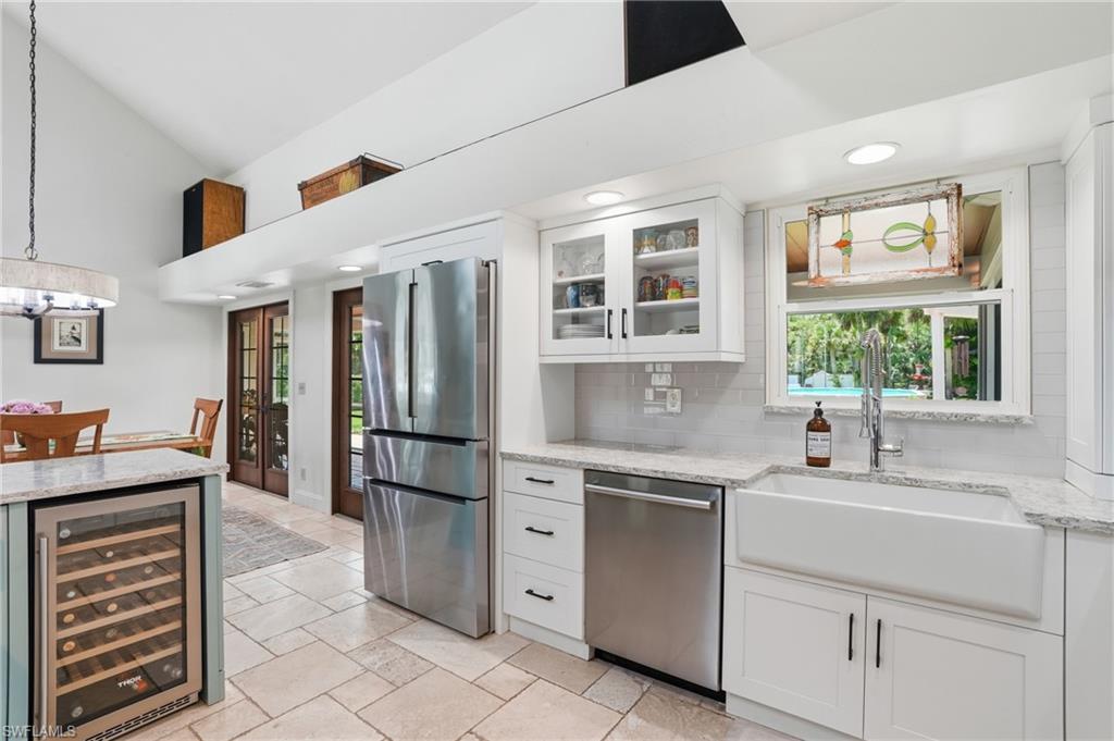681 7th Street Southwest Naples, FL 34117 - Photo 15 of 50 Kitchen w Wine Cooler