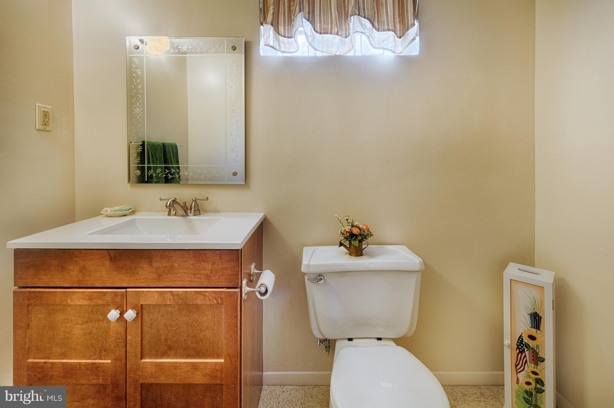 9501 Dawnvale Road Baltimore, MD 21236 - Photo 25 of 30 a bathroom with a sink mirror and toilet