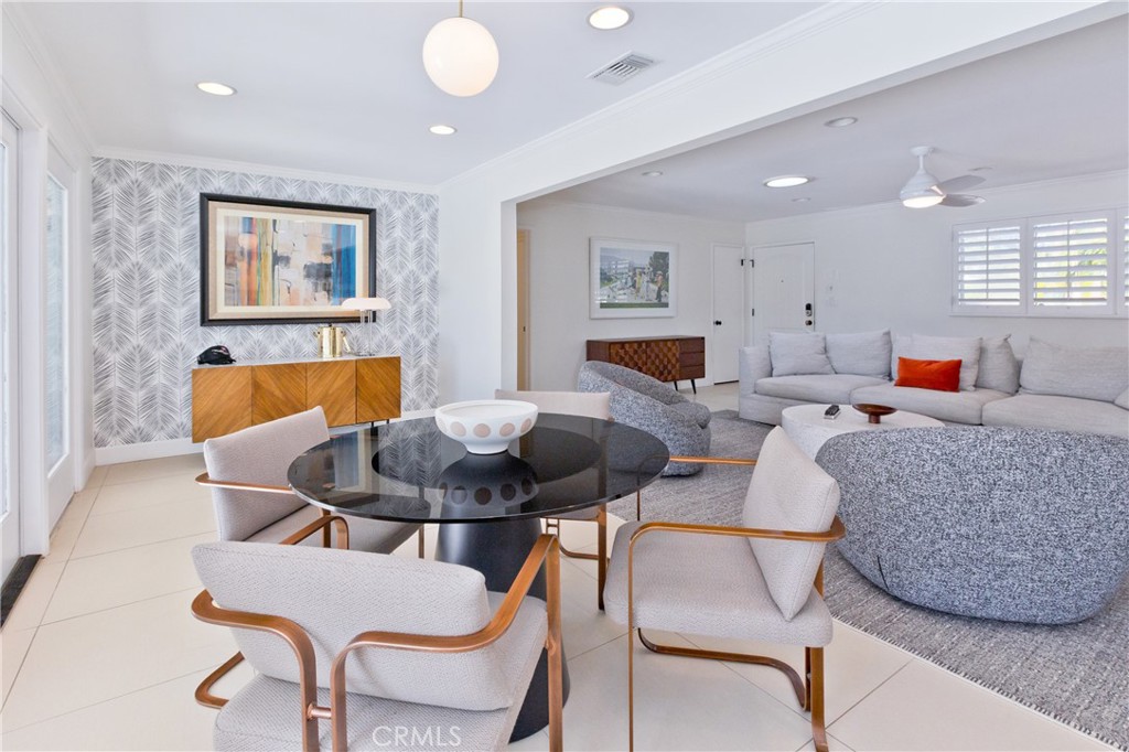 1057 East Marshall Way Palm Springs, CA 92262 - Photo 12 of 64 a living room with furniture and a wooden floor