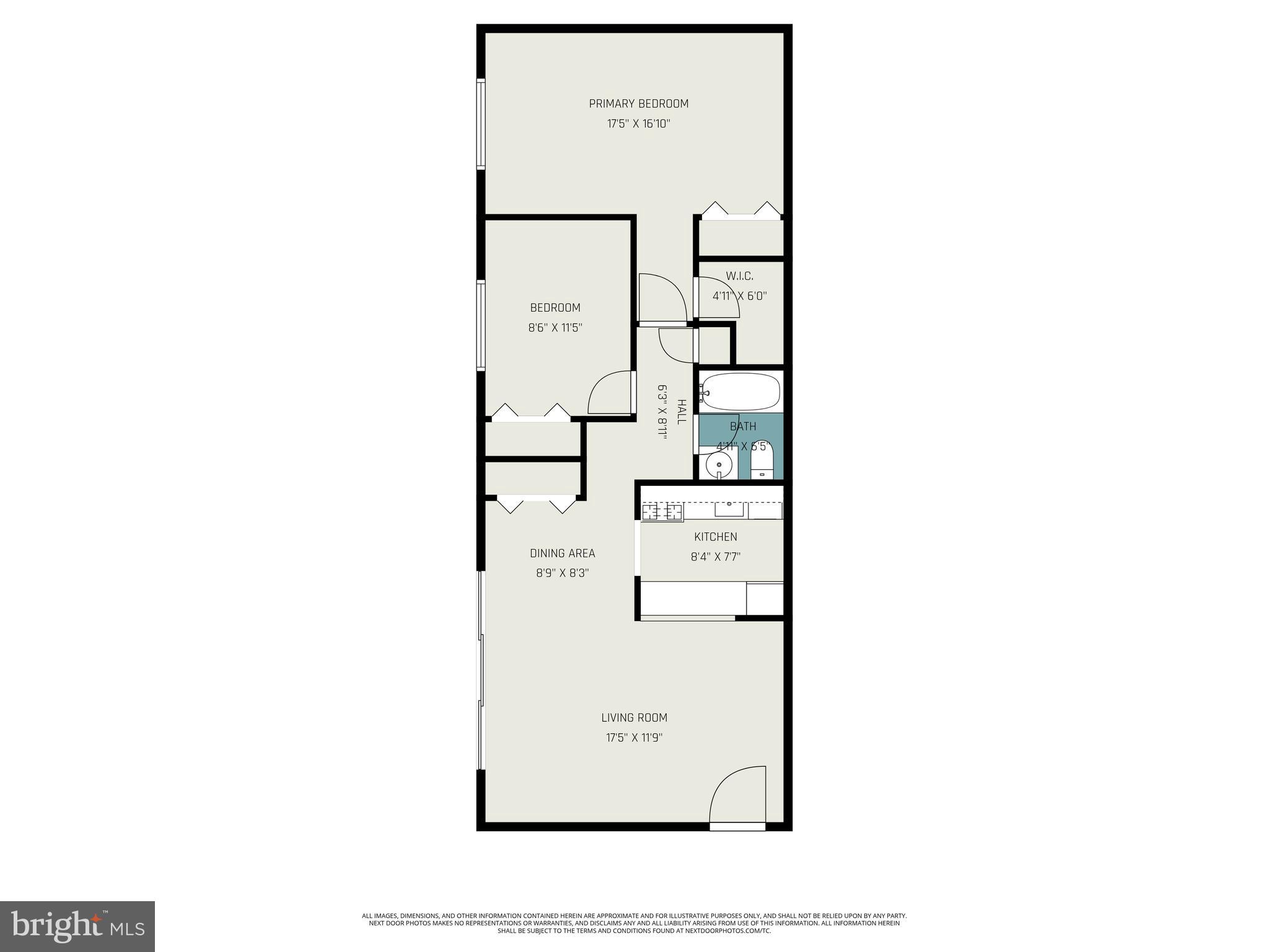 7610 Savannah Street, Unit 201 Falls Church, VA 22043 - Photo 24 of 24 Floor Plan