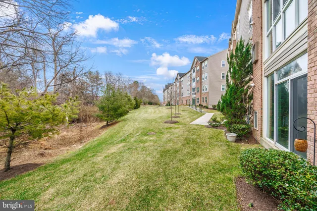 a view of a yard in front of house