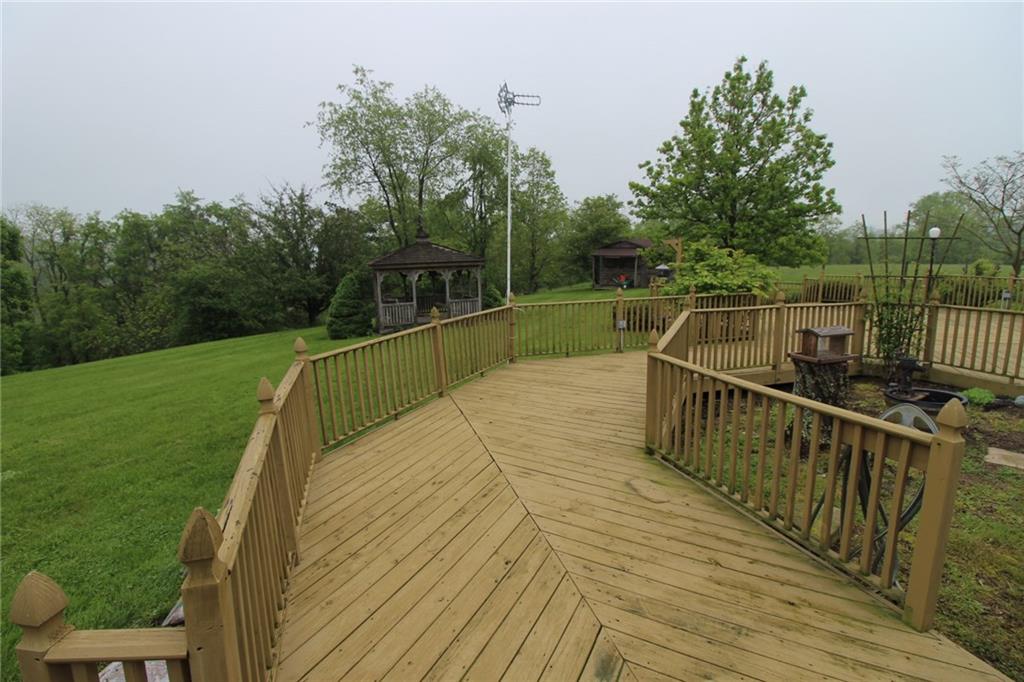 550 Highland Ridge Road Marianna, PA 15345 - Photo 20 of 23 View of deck from kitchen door.
