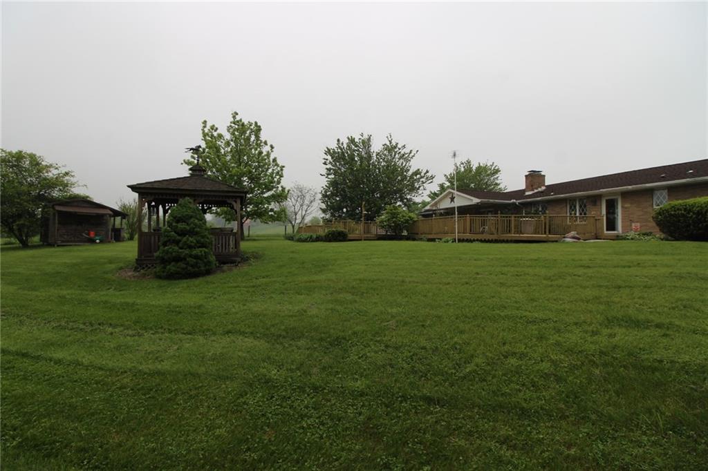 550 Highland Ridge Road Marianna, PA 15345 - Photo 22 of 23 Backyard with potting shed and gazebo.
