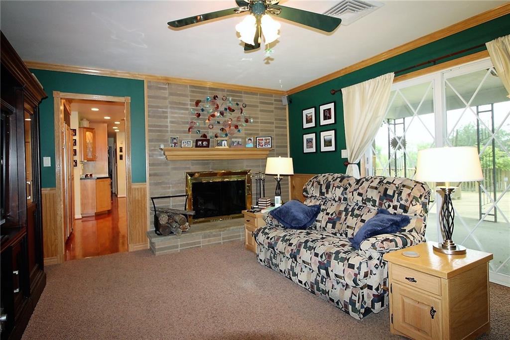 550 Highland Ridge Road Marianna, PA 15345 - Photo 7 of 23 Family room with entry into the kitchen.