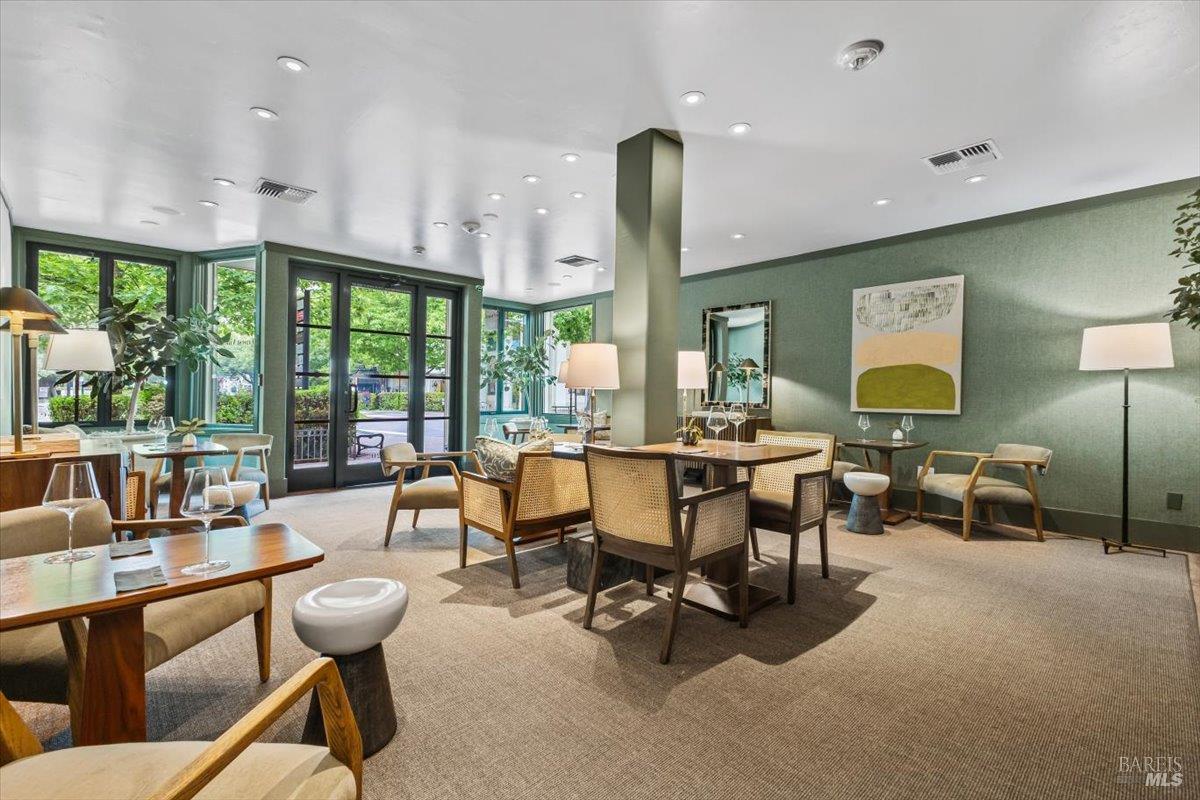 320 Center Street Healdsburg, CA 95448 - Photo 13 of 56 a living room with furniture and a large window