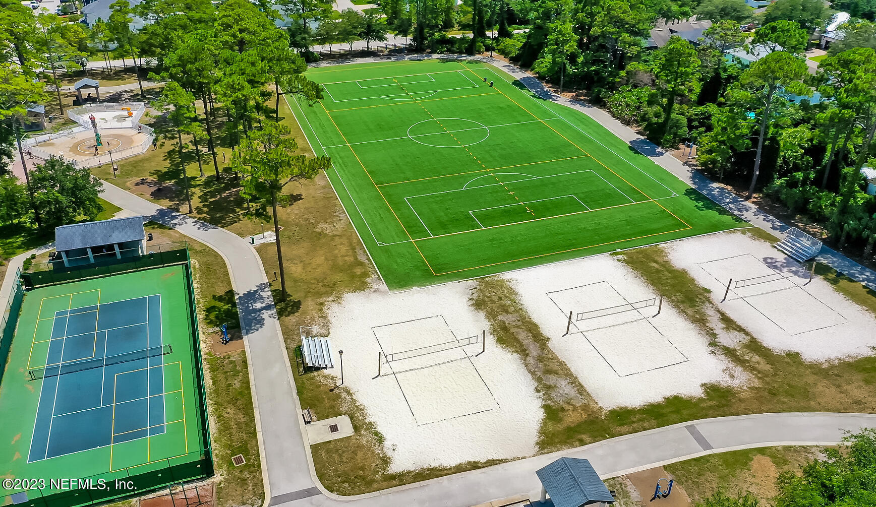 1676 Westwind Drive Jacksonville Beach, FL 32250 - Photo 34 of 42 an aerial view of a house