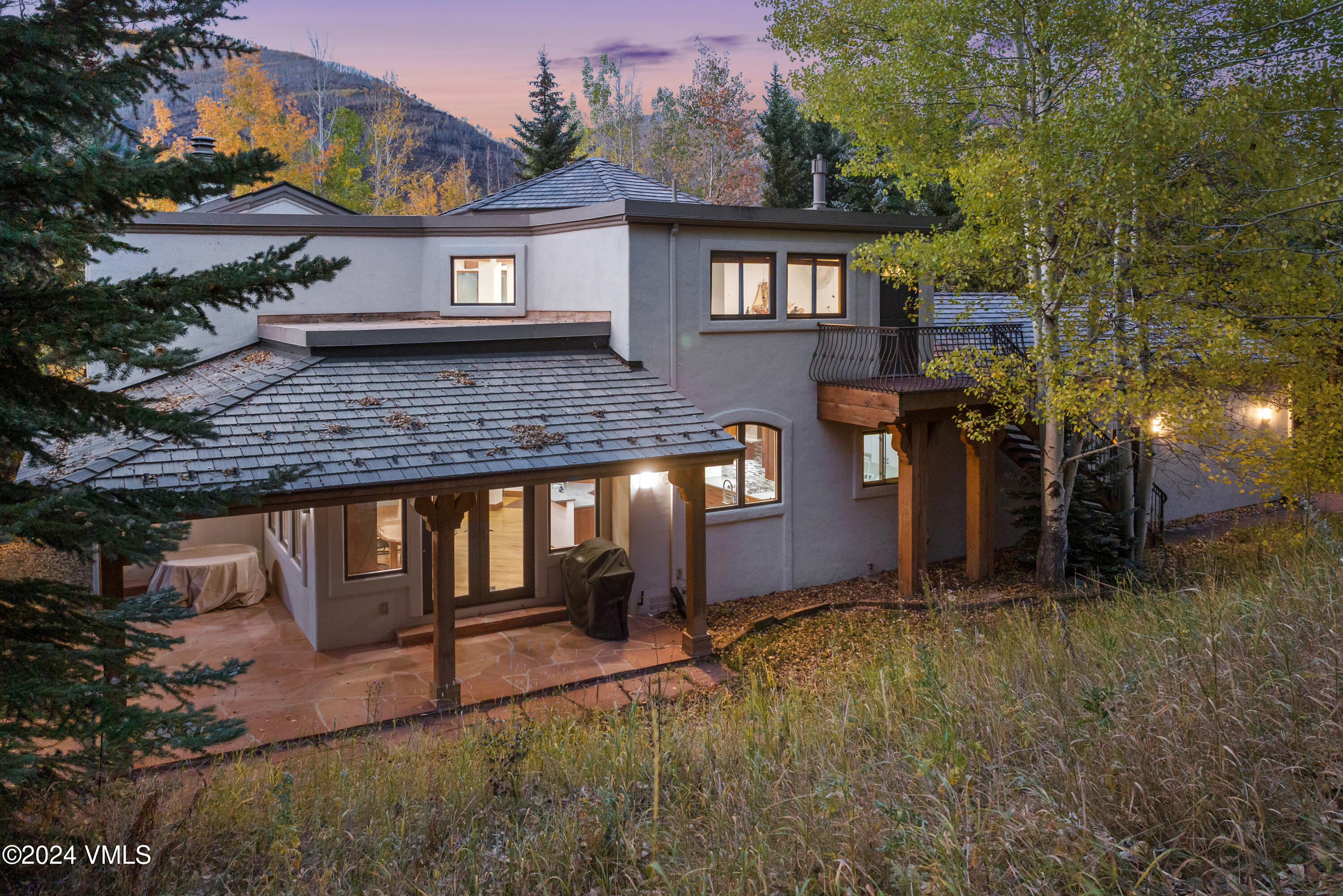 2076 Vermont Road Vail, CO 81657 - Photo 35 of 39 front view of house with a yard