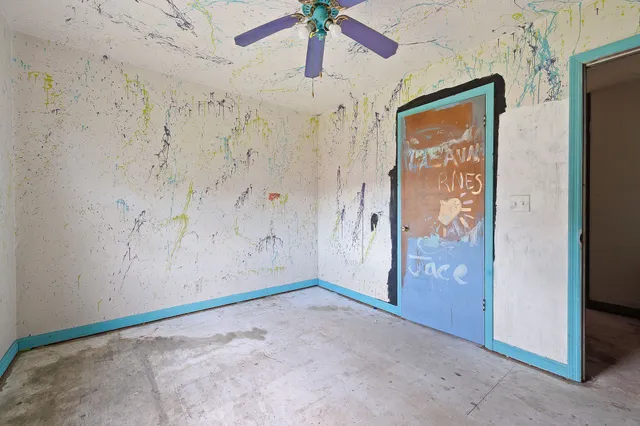 a view of an empty room