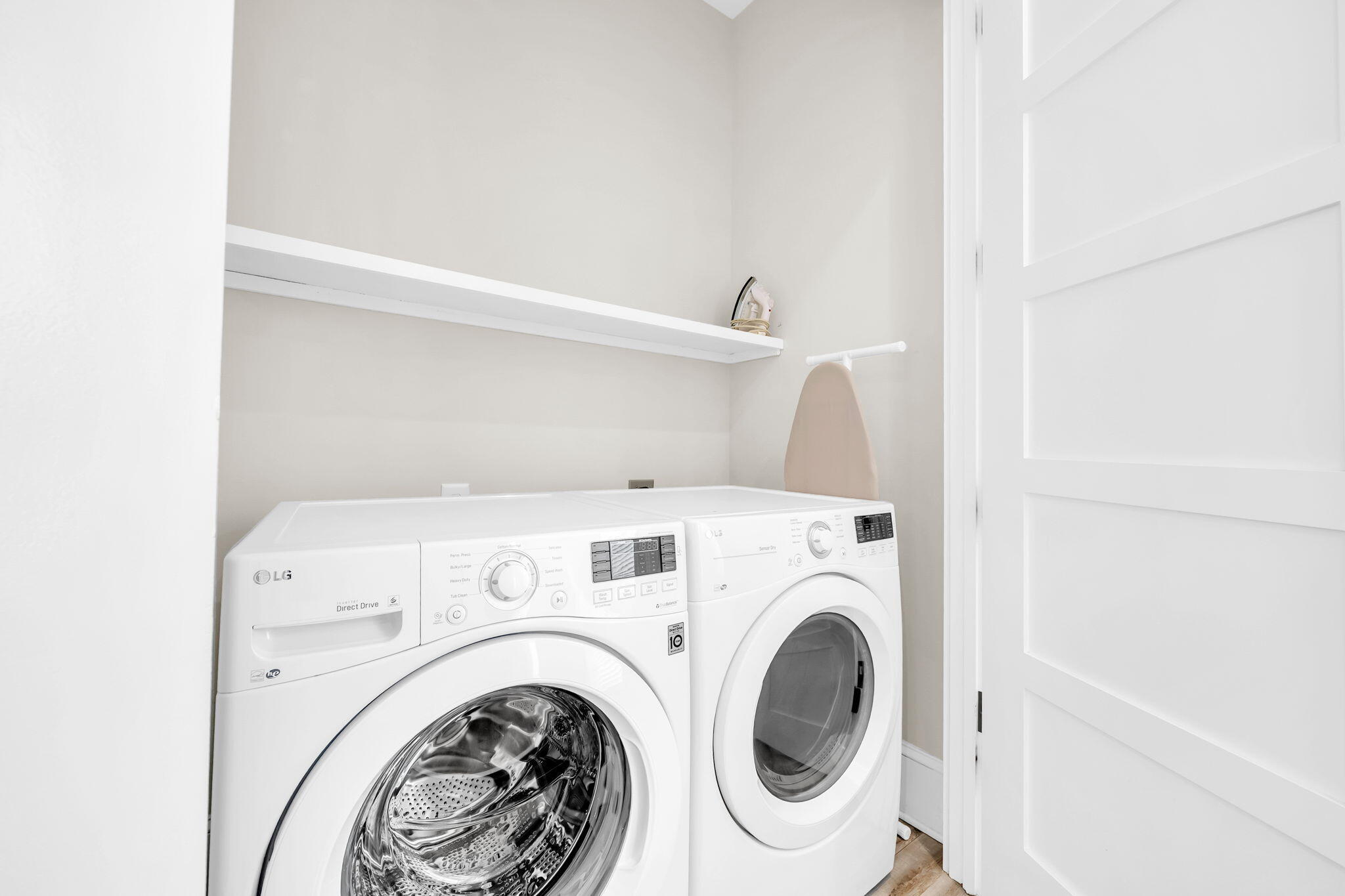 13 Eastern Lake Court Santa Rosa Beach, FL 32459 - Photo 29 of 58 a utility room with dryer and washer
