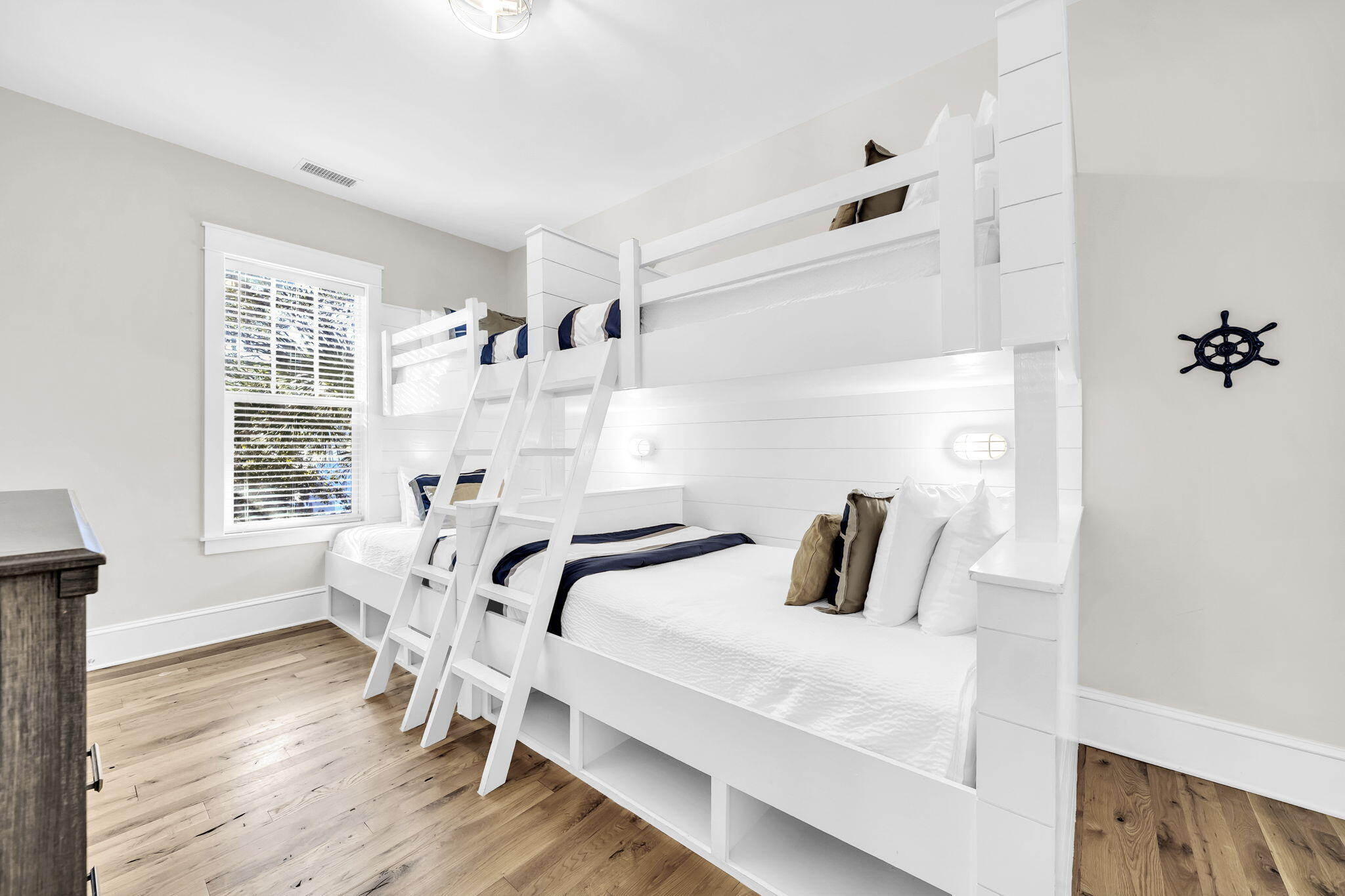 13 Eastern Lake Court Santa Rosa Beach, FL 32459 - Photo 38 of 58 a bedroom with furniture and wooden floor