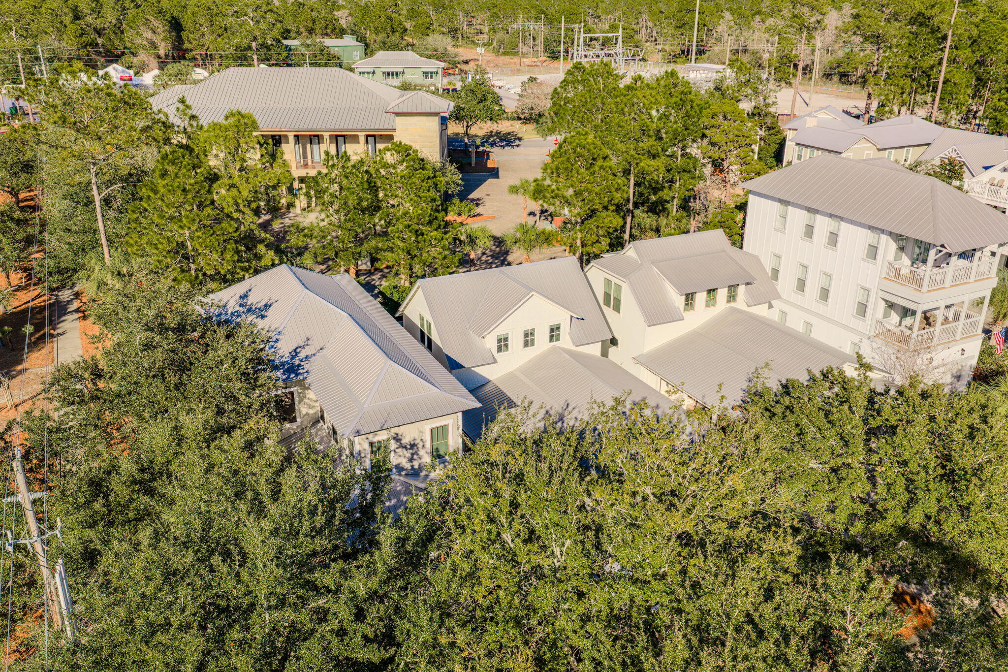 13 Eastern Lake Court Santa Rosa Beach, FL 32459 - Photo 44 of 58 an aerial view of a house with yard and outdoor seating