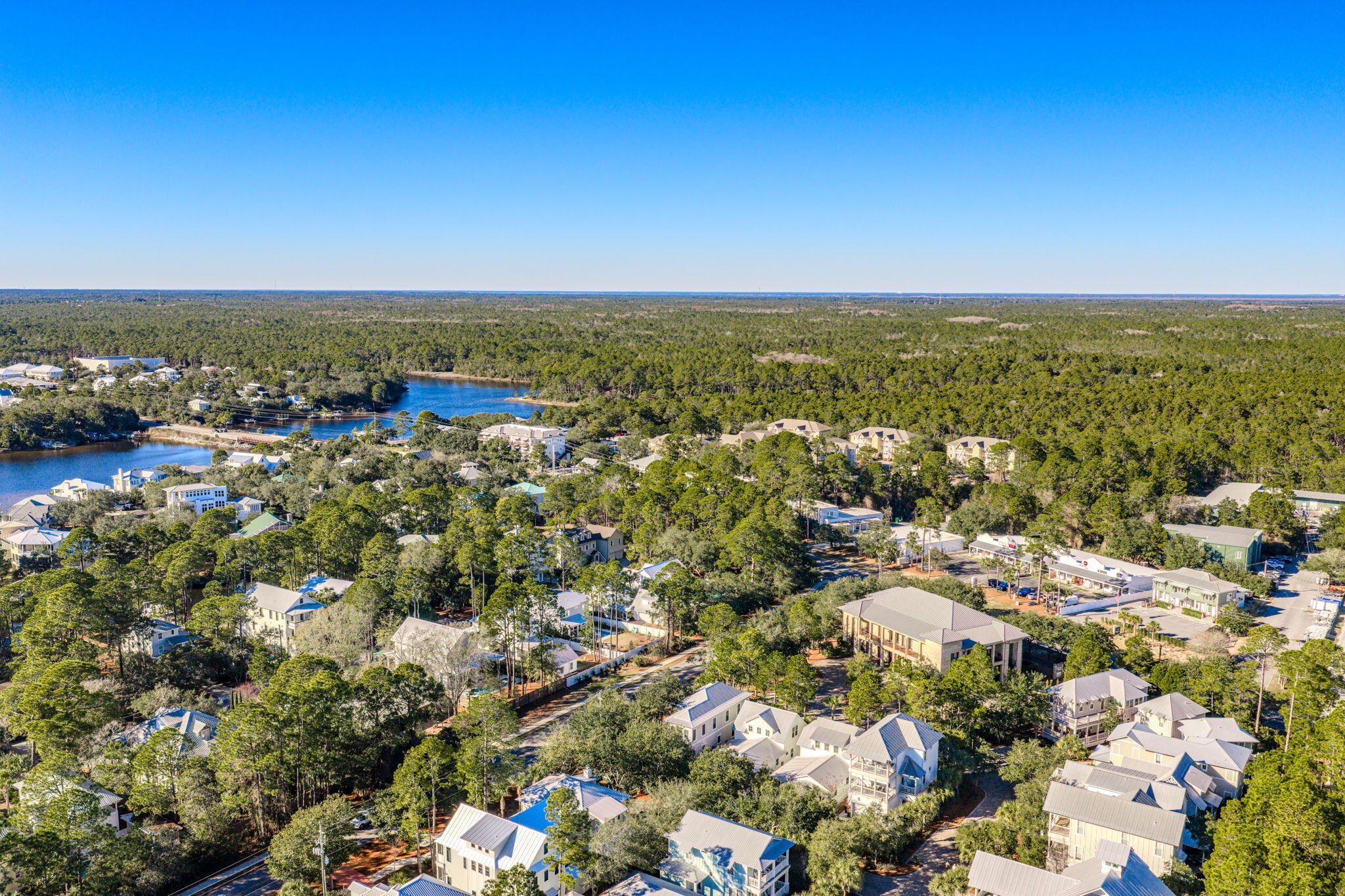 13 Eastern Lake Court Santa Rosa Beach, FL 32459 - Photo 57 of 58 a view of a city with an ocean