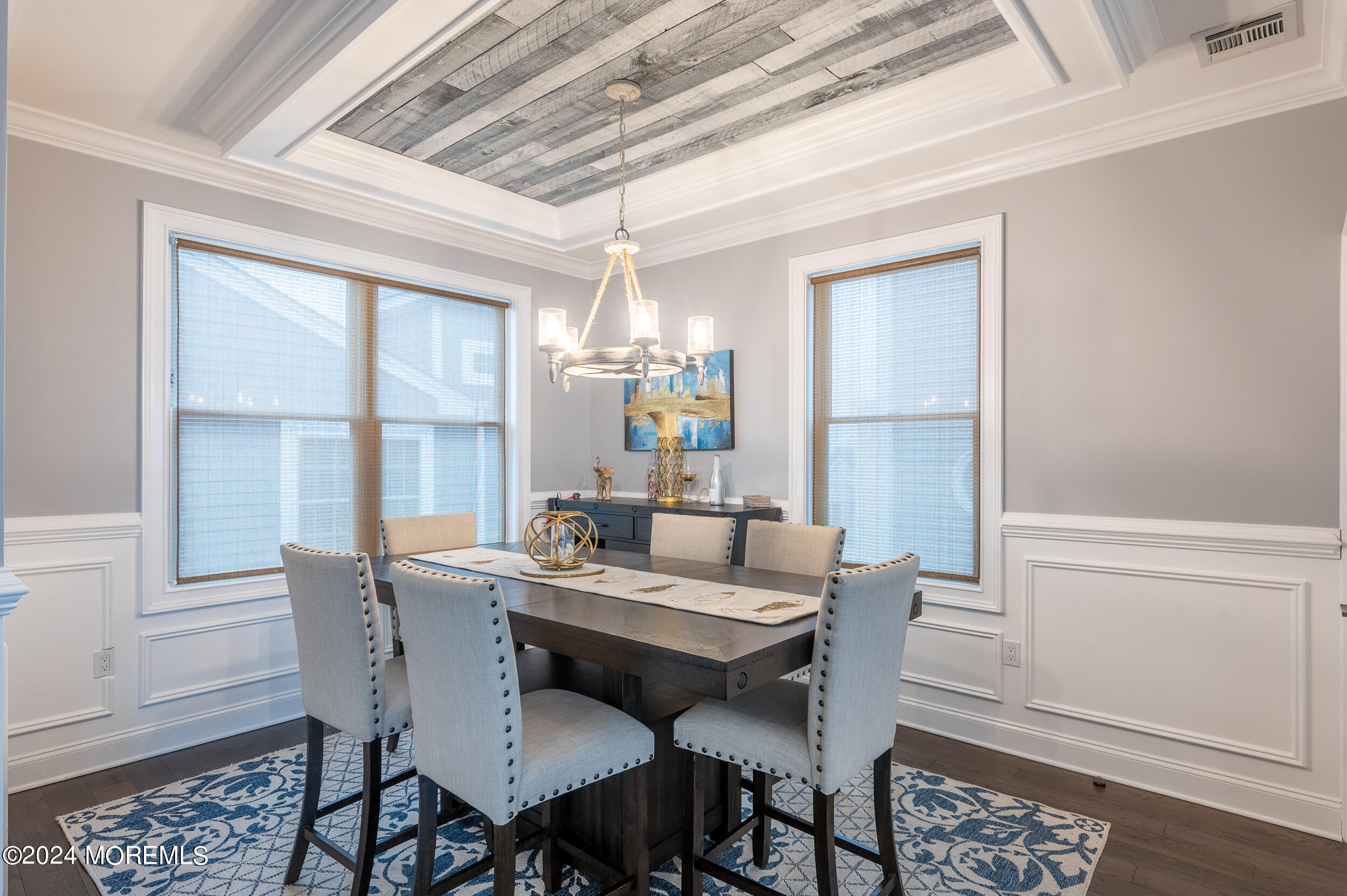 1851 Oceanfront Seaside Heights, NJ 08751 - Photo 23 of 66 a view of a dining room with furniture window and wooden floor