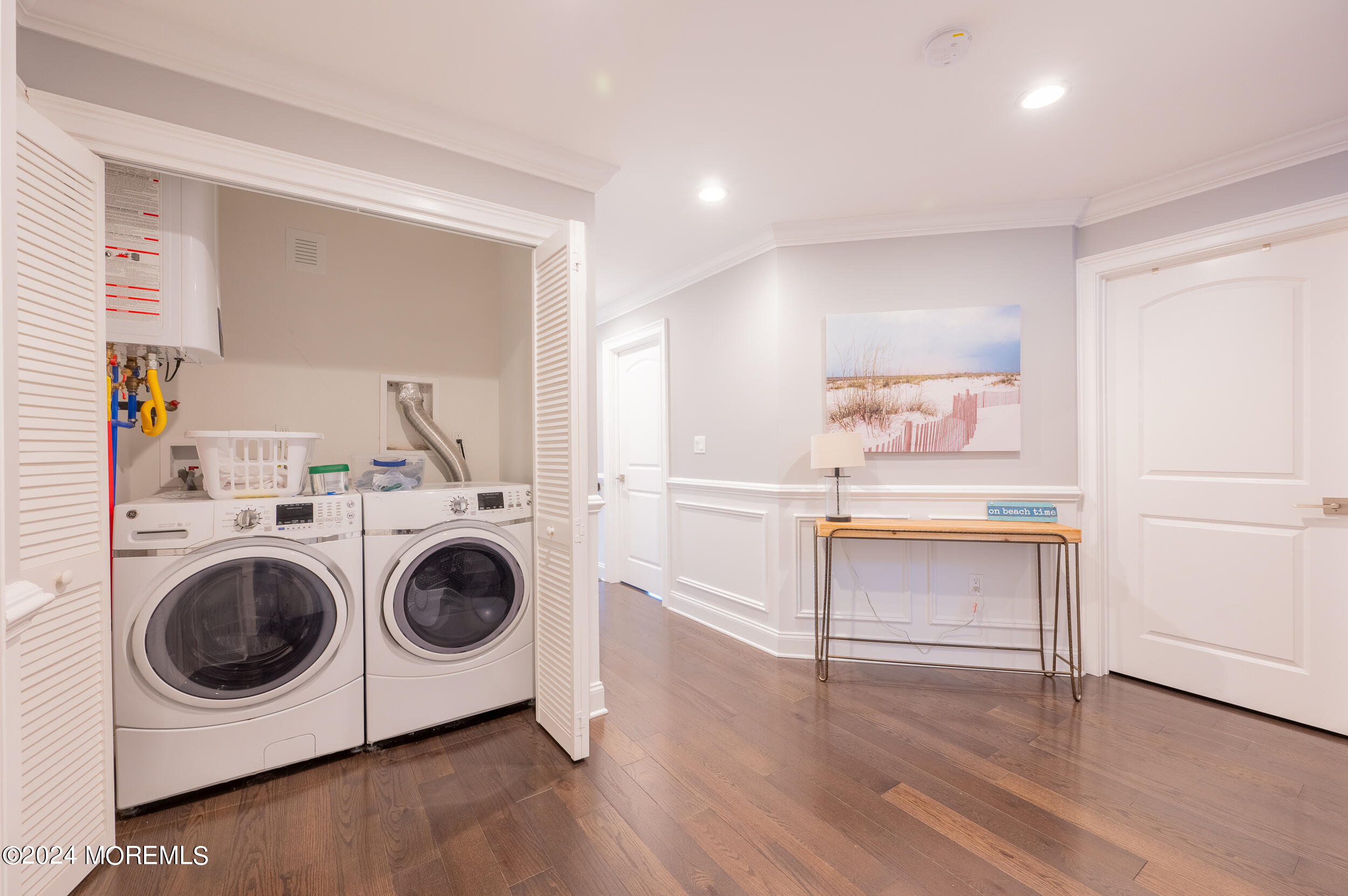 1851 Oceanfront Seaside Heights, NJ 08751 - Photo 43 of 66 a utility room with sink dryer and washer