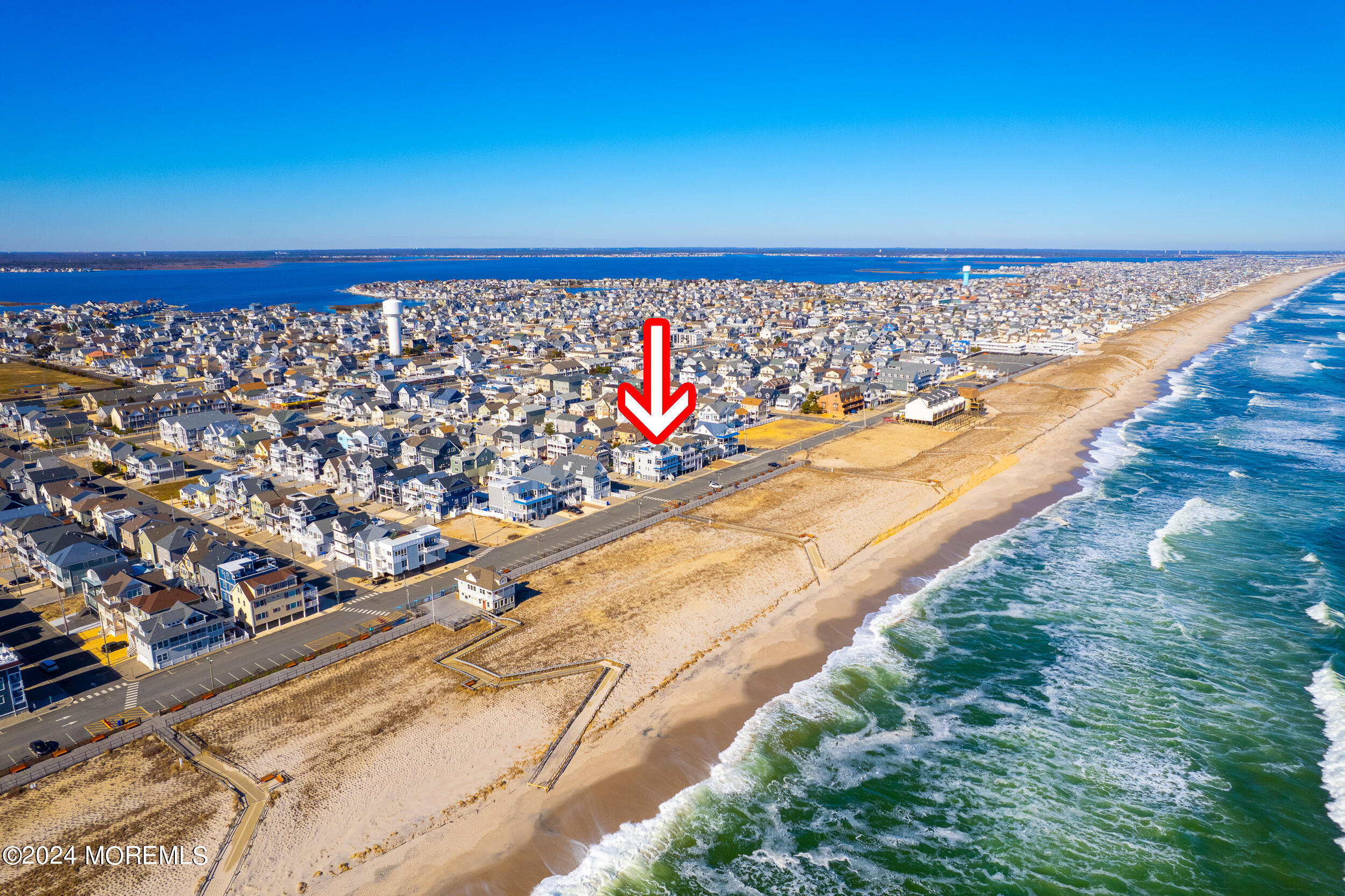 1851 Oceanfront Seaside Heights, NJ 08751 - Photo 59 of 66 a view of balcony with wooden floor