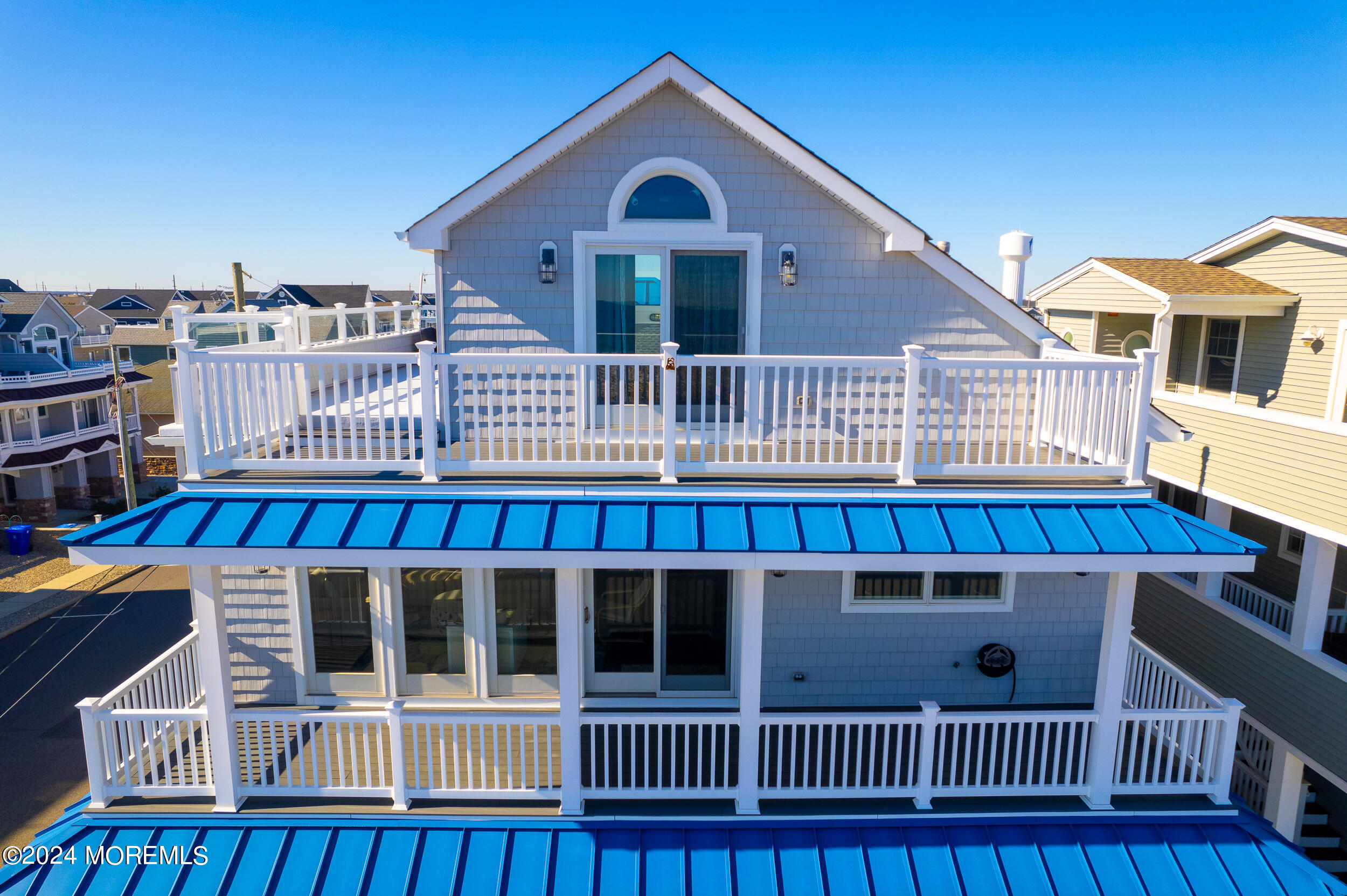 1851 Oceanfront Seaside Heights, NJ 08751 - Photo 61 of 66 a view of a house with deck and balcony