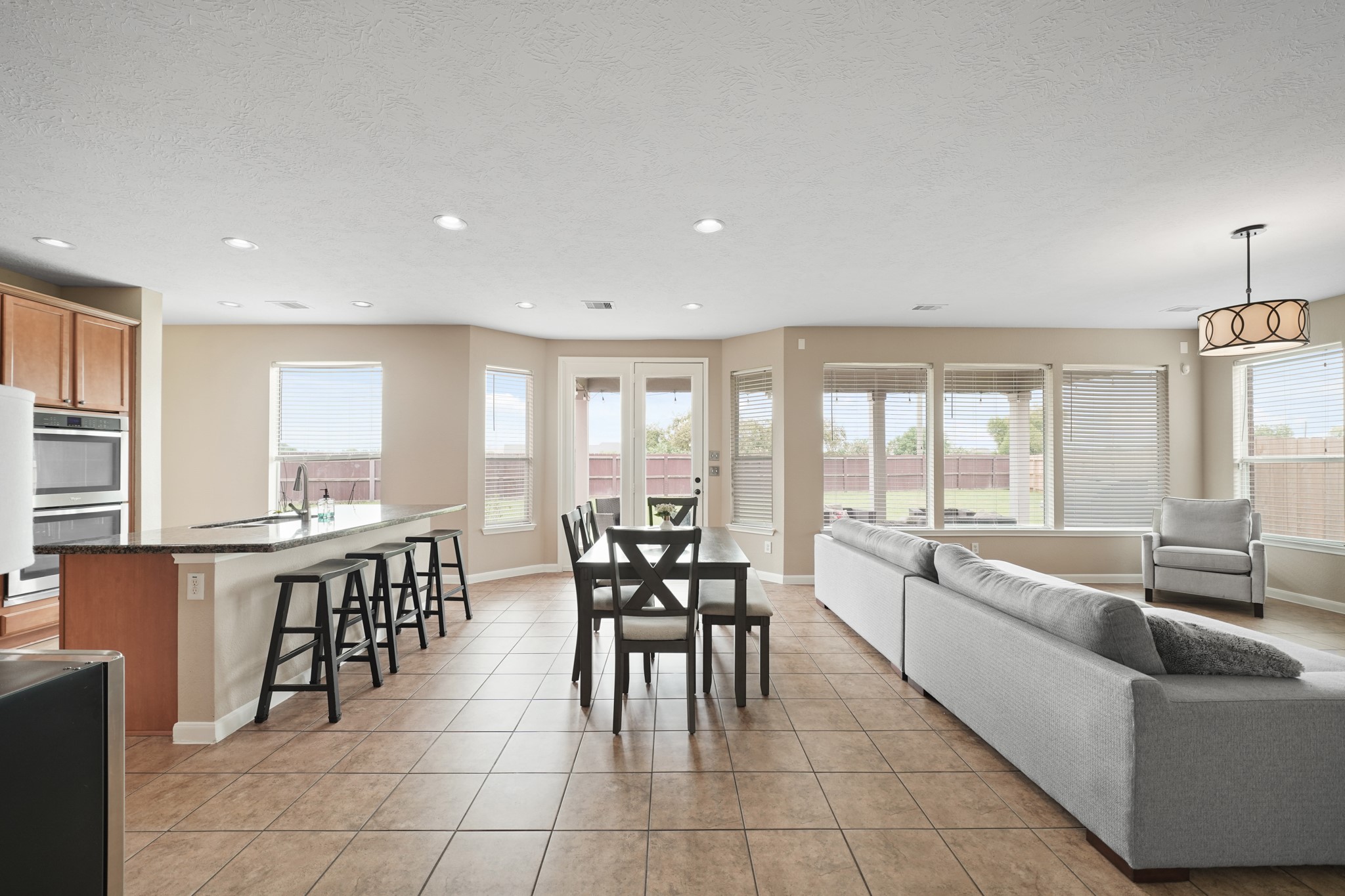 2502 J. R. Drive Manvel, TX 77578 - Photo 10 of 31 a large white kitchen with lots of counter top space