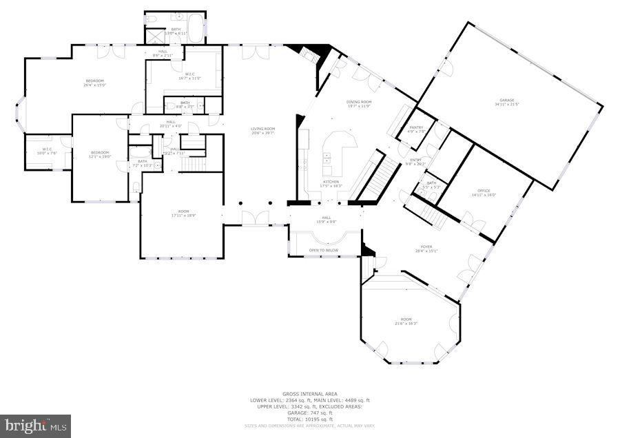 11261 South Glen Road Potomac, MD 20854 - Photo 52 of 55 Main Level Floor Plans