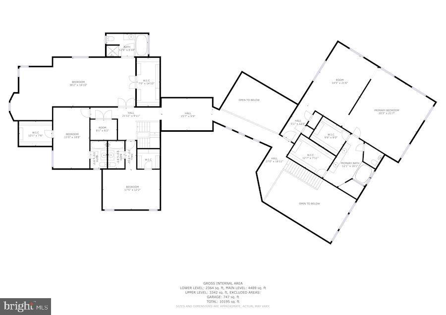 11261 South Glen Road Potomac, MD 20854 - Photo 53 of 55 Upper Level Floor Plans