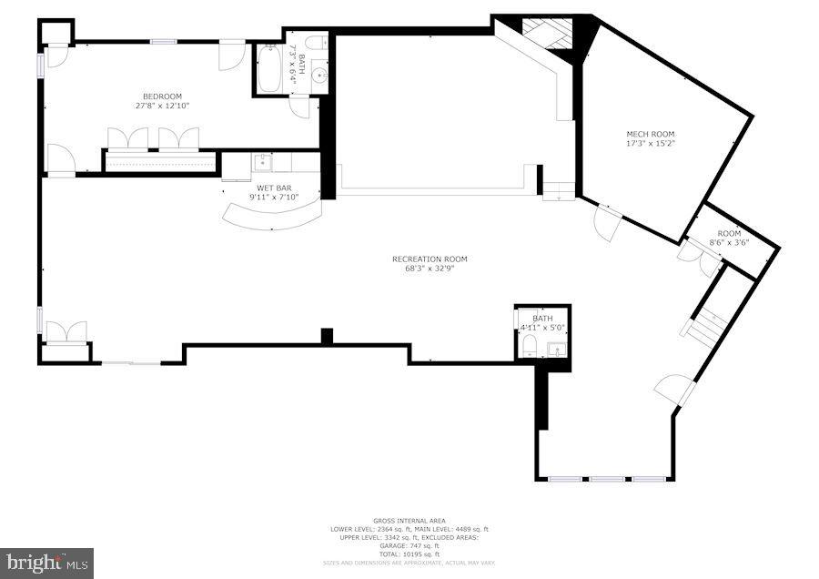 11261 South Glen Road Potomac, MD 20854 - Photo 54 of 55 Lower Level Floor Plans