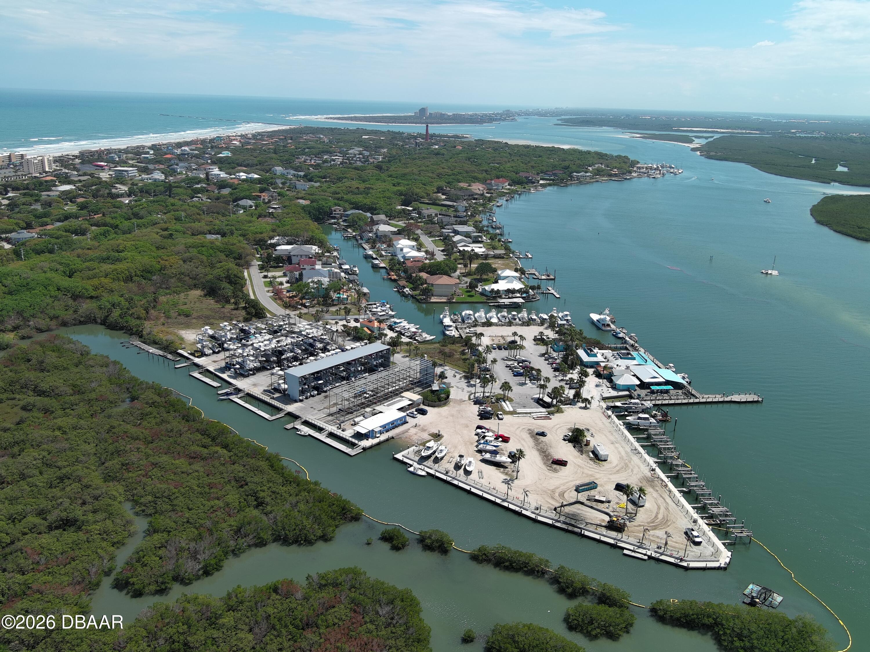 4744 Dixie Drive Ponce Inlet, FL 32127 - Photo 10 of 15 an aerial view of a residential houses with outdoor space