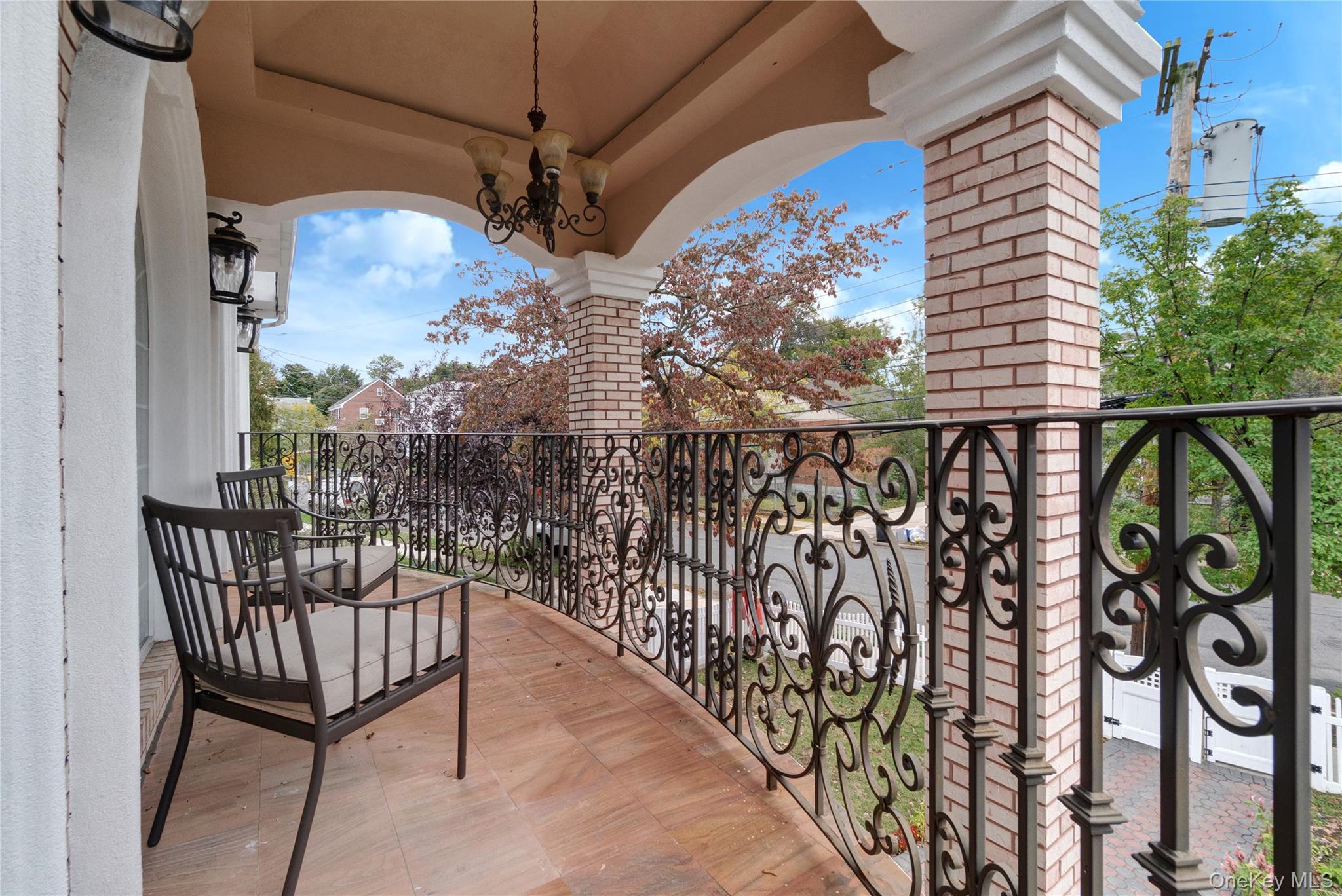 193-19 109th Road Queens, NY 11412 - Photo 14 of 27 a view of a balcony with furniture