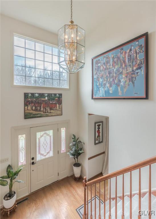 4514 Greenfield Road Bethlehem, PA 18017 - Photo 7 of 50 Foyer - Chandelier