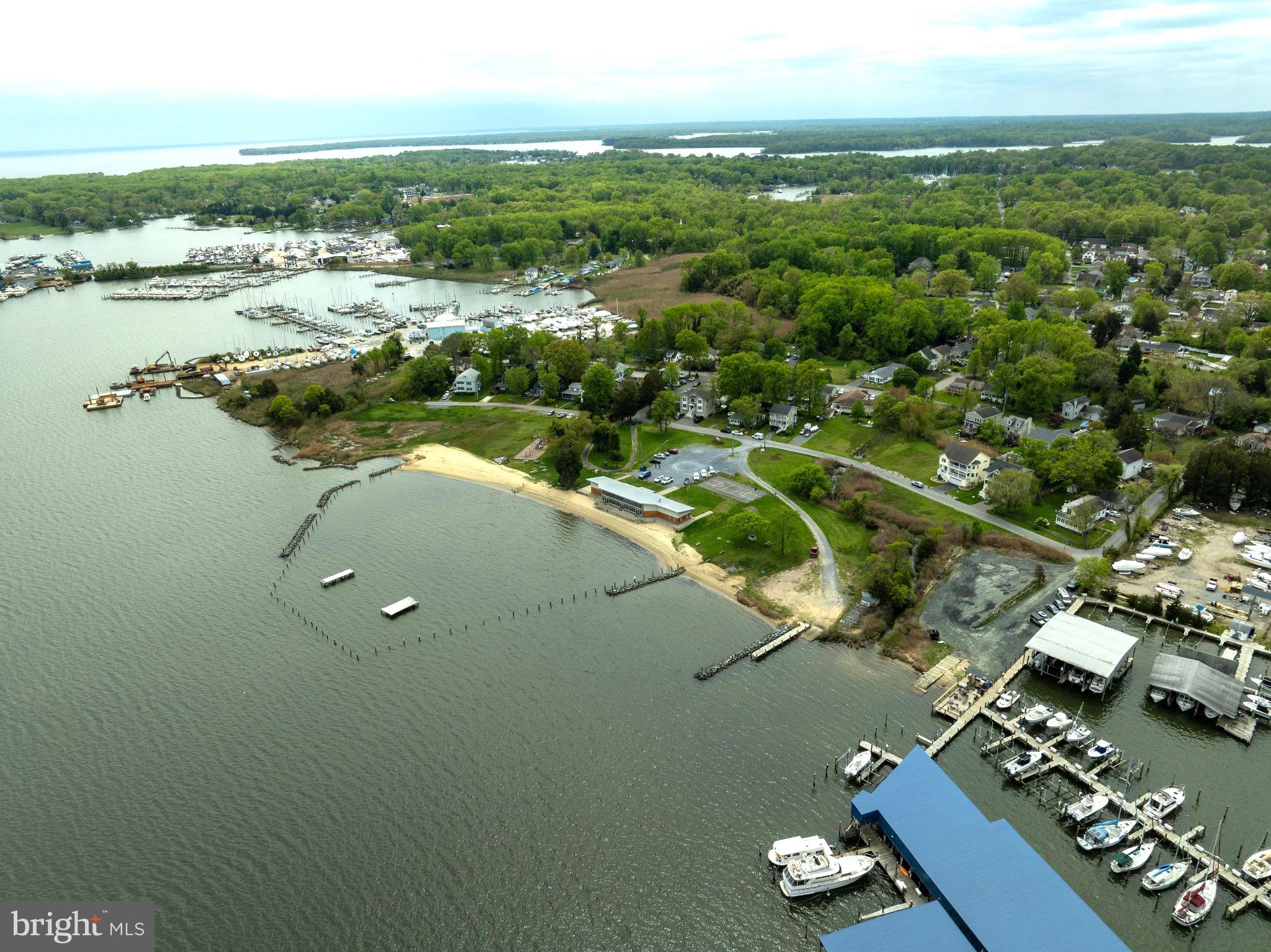 825 Selby Boulevard Edgewater, MD 21037 - Photo 49 of 55 Areal view of Selby Community Center & Beach