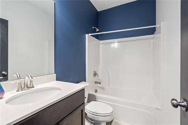 a view of balcony with double vanity