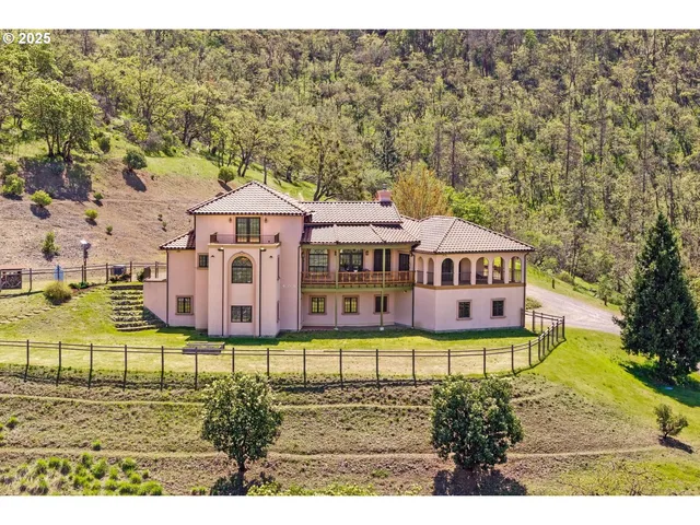 a view of a city with mountain view