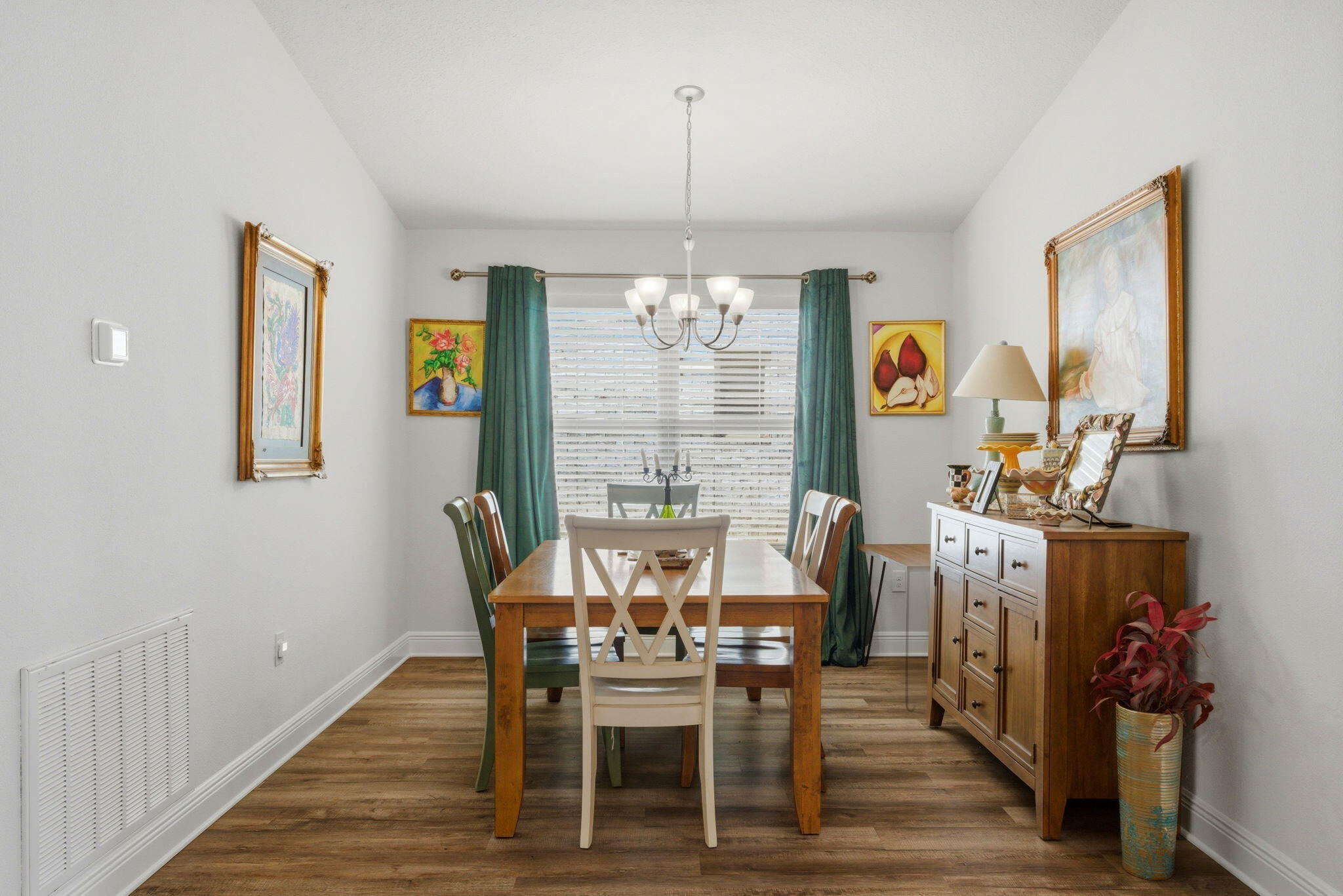142 Ridgeway Circle Crestview, FL 32536 - Photo 17 of 41 a view of a dining room with furniture and window