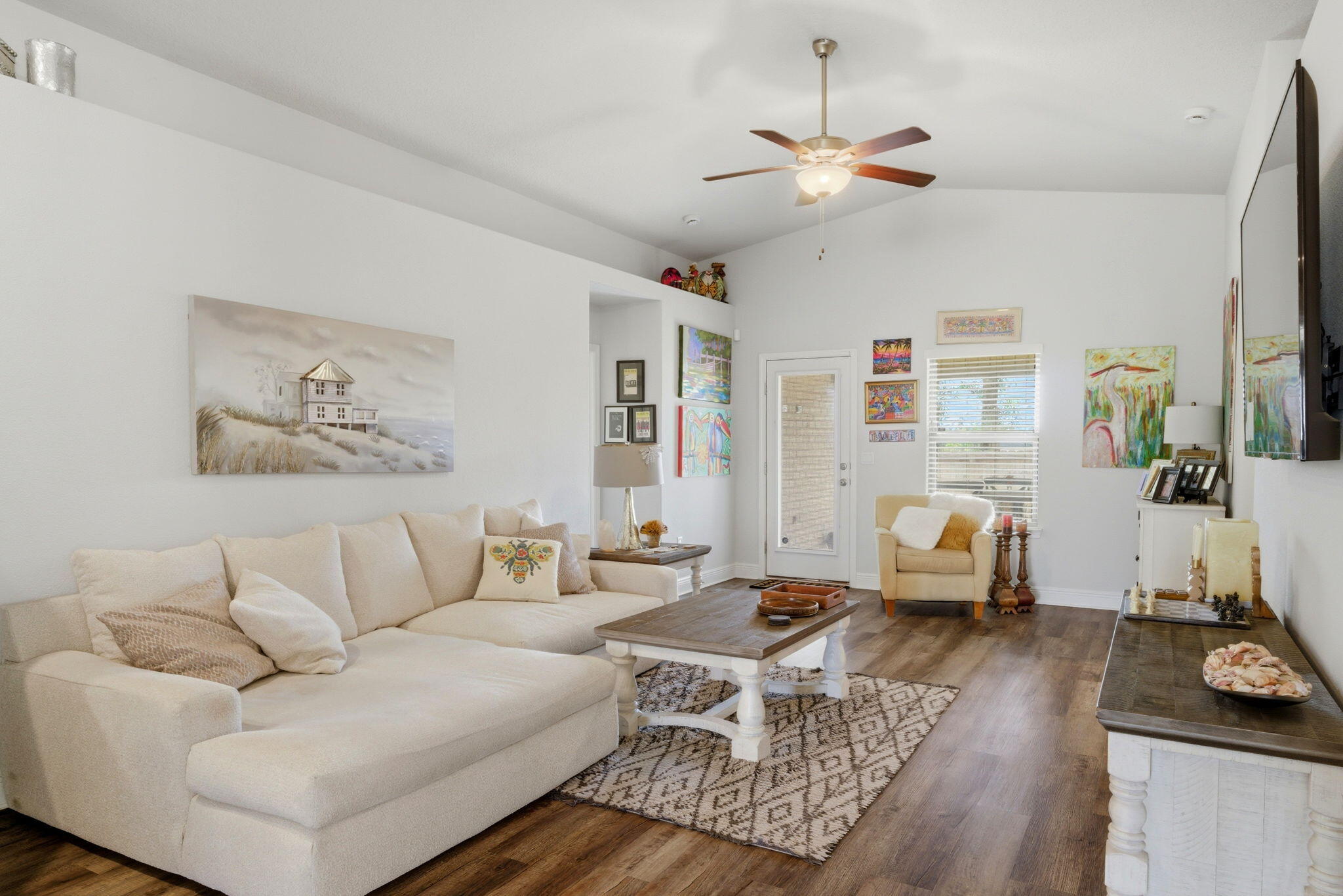 142 Ridgeway Circle Crestview, FL 32536 - Photo 8 of 41 a living room with furniture and wooden floor