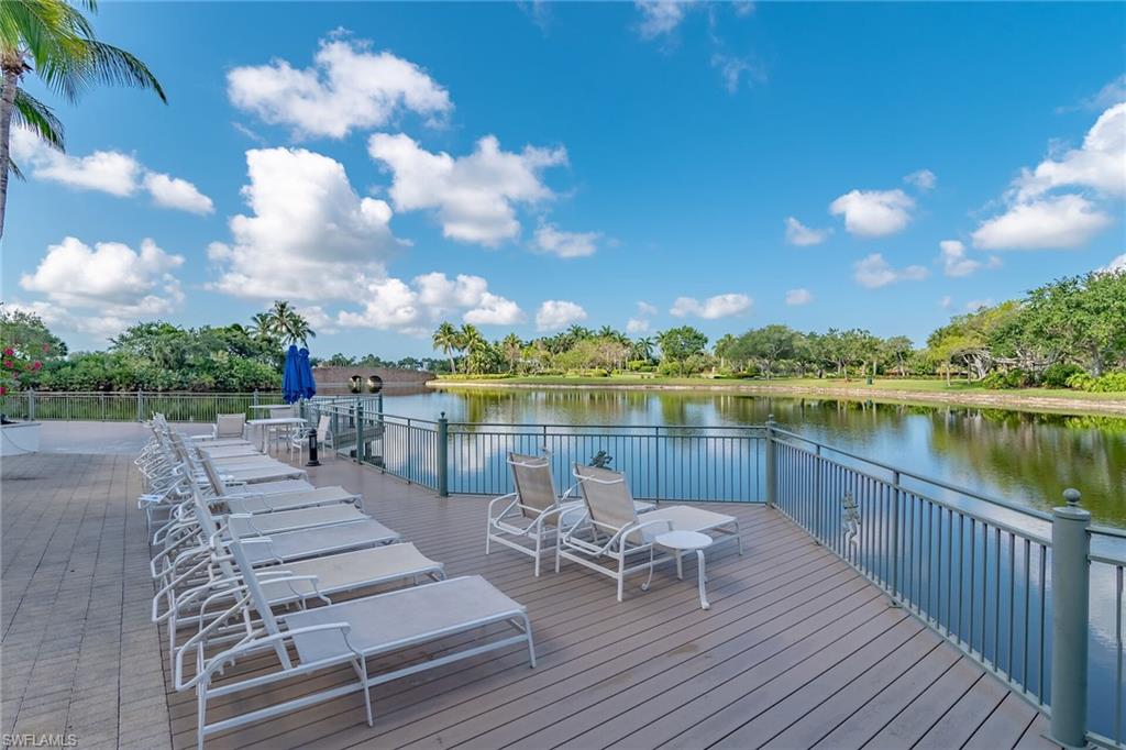 2926 Aviamar Circle Naples, FL 34114 - Photo 41 of 44 Dock area featuring a water view and view of scattered trees